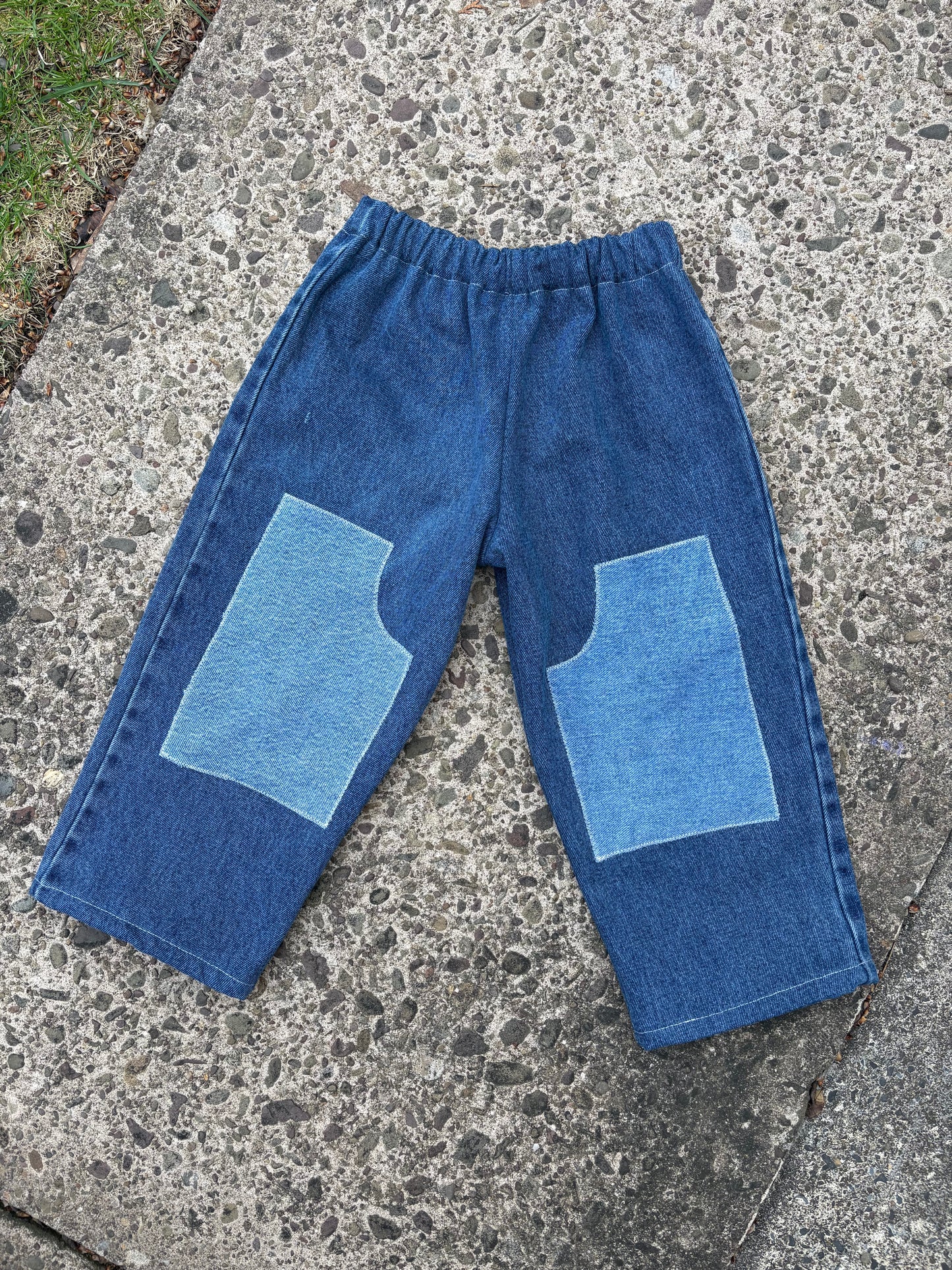 Knee patch denim - made to order