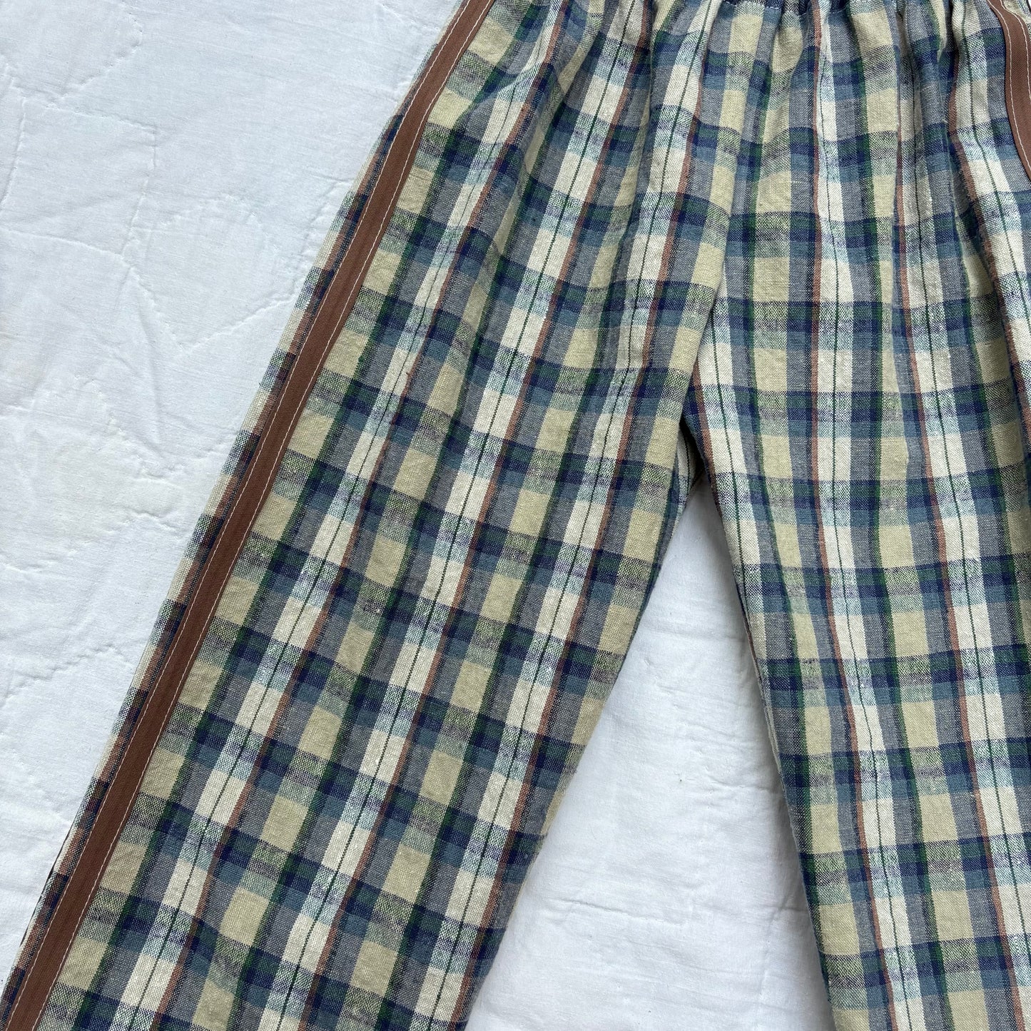 Cabin plaid track pants - 4Y