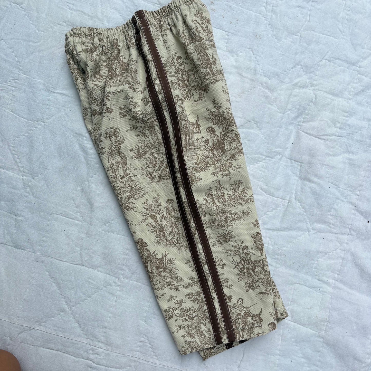 Toile track pants - made to order