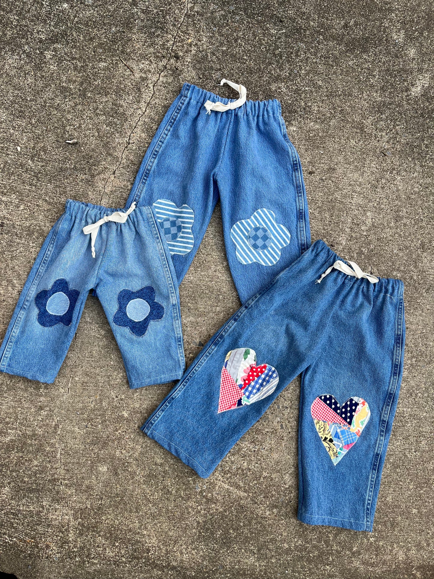 Knee patch denim - made to order