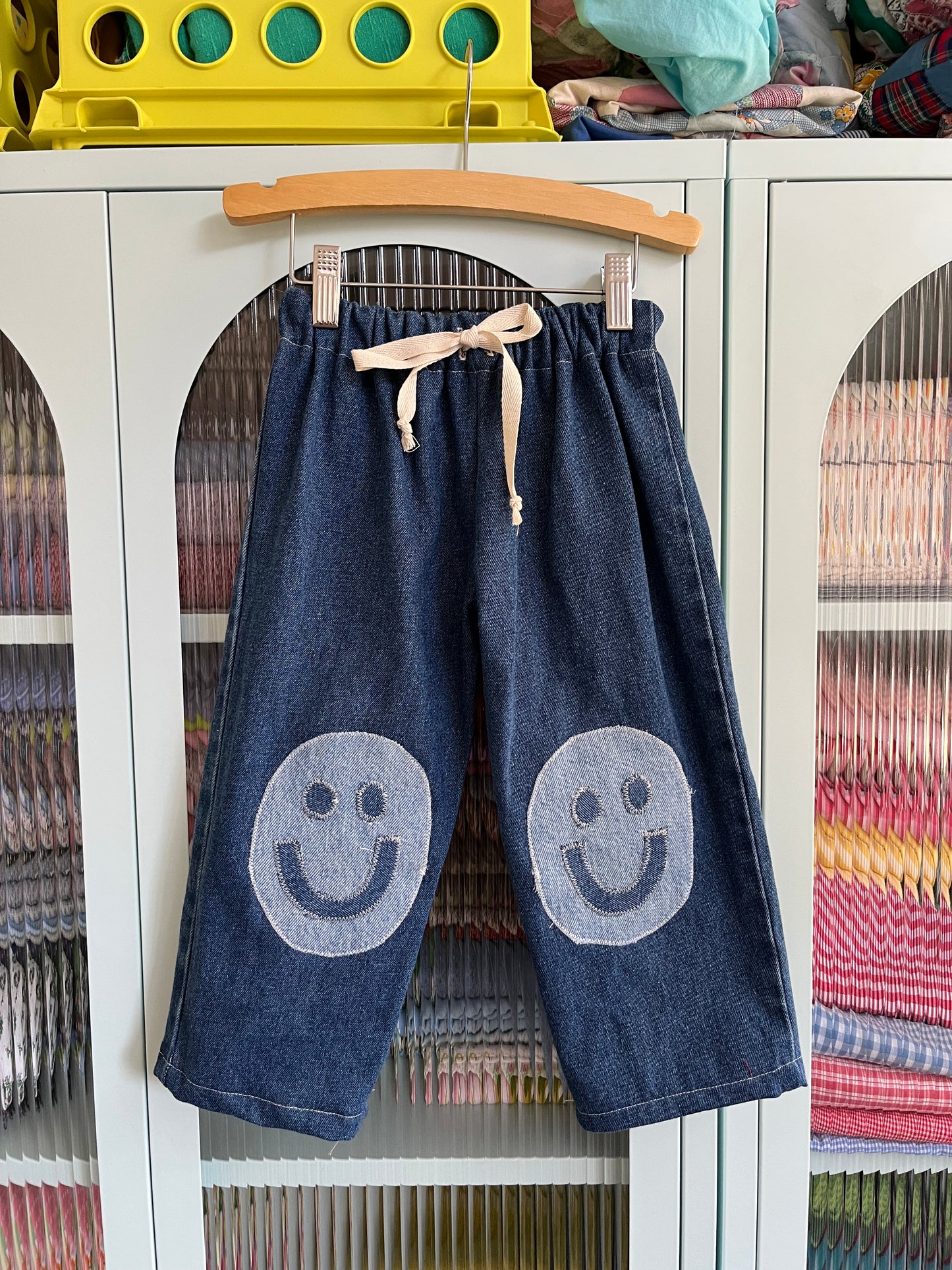 Knee patch denim - made to order