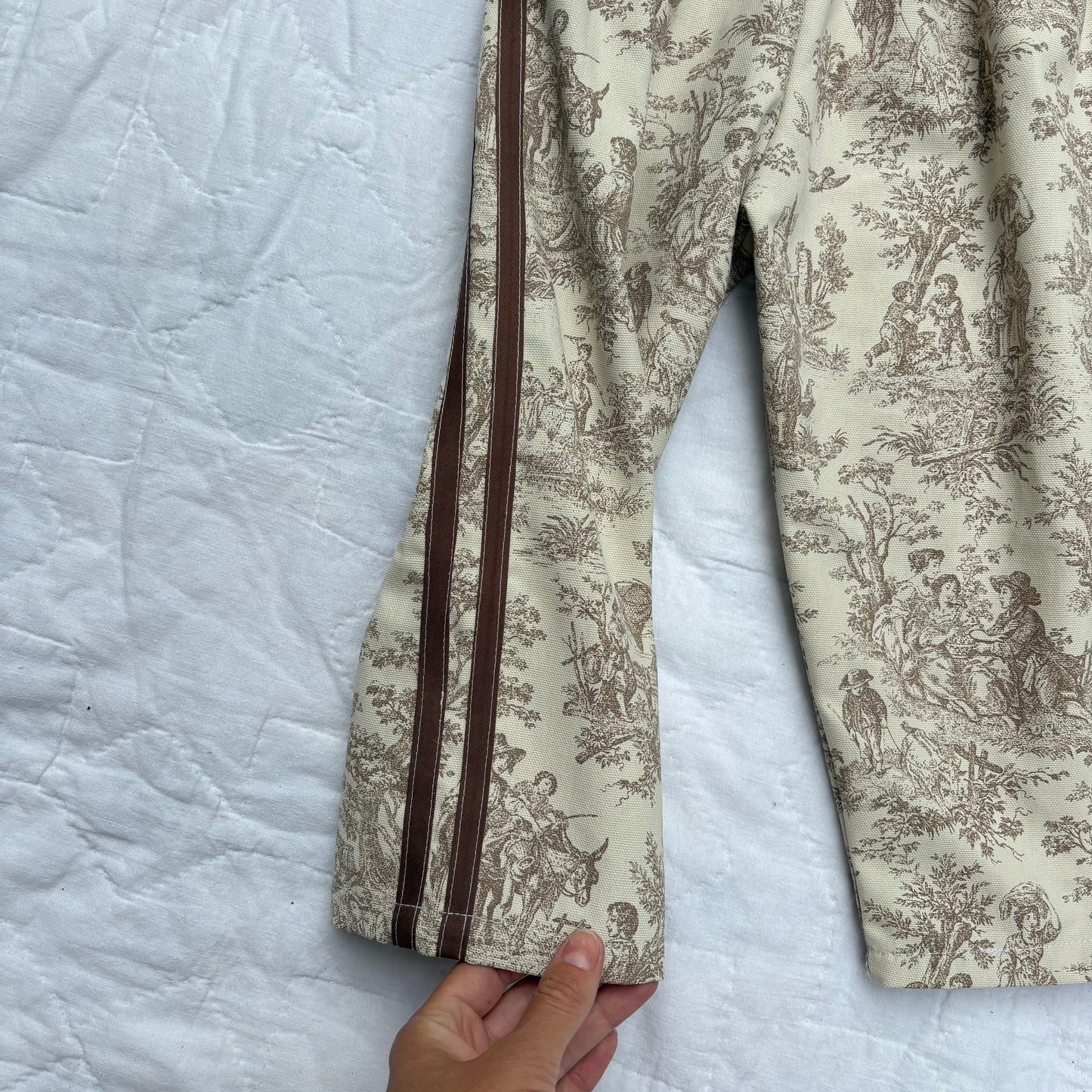 Toile track pants - made to order