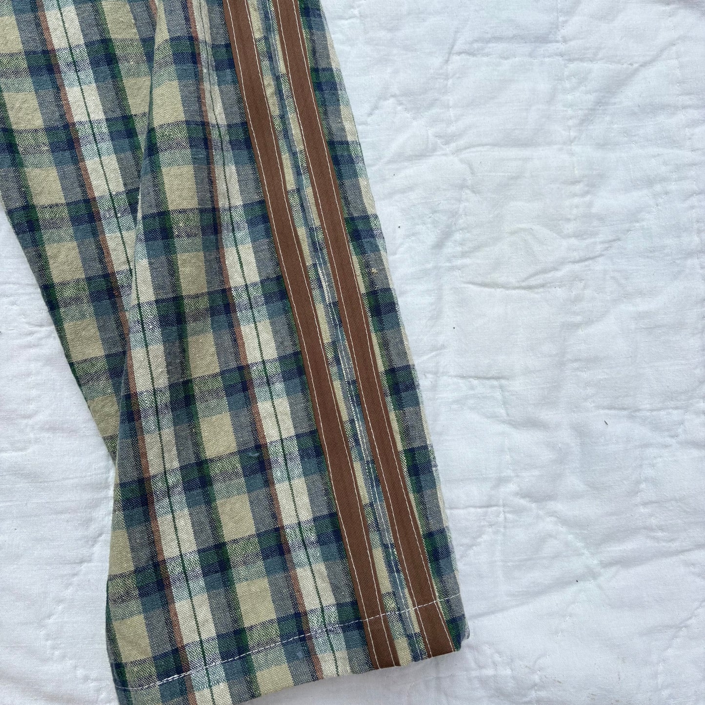 Cabin plaid track pants - 4Y