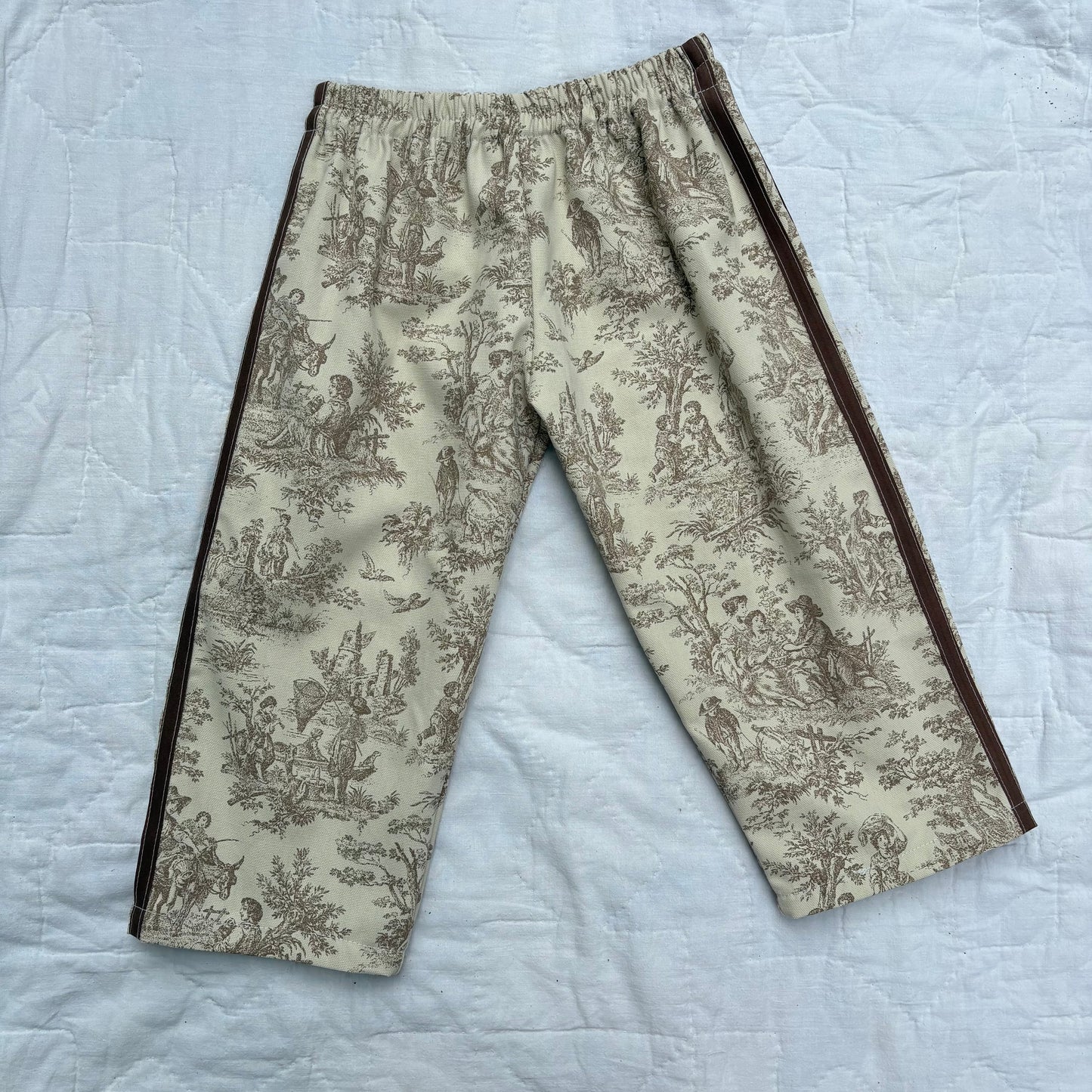 Toile track pants - made to order