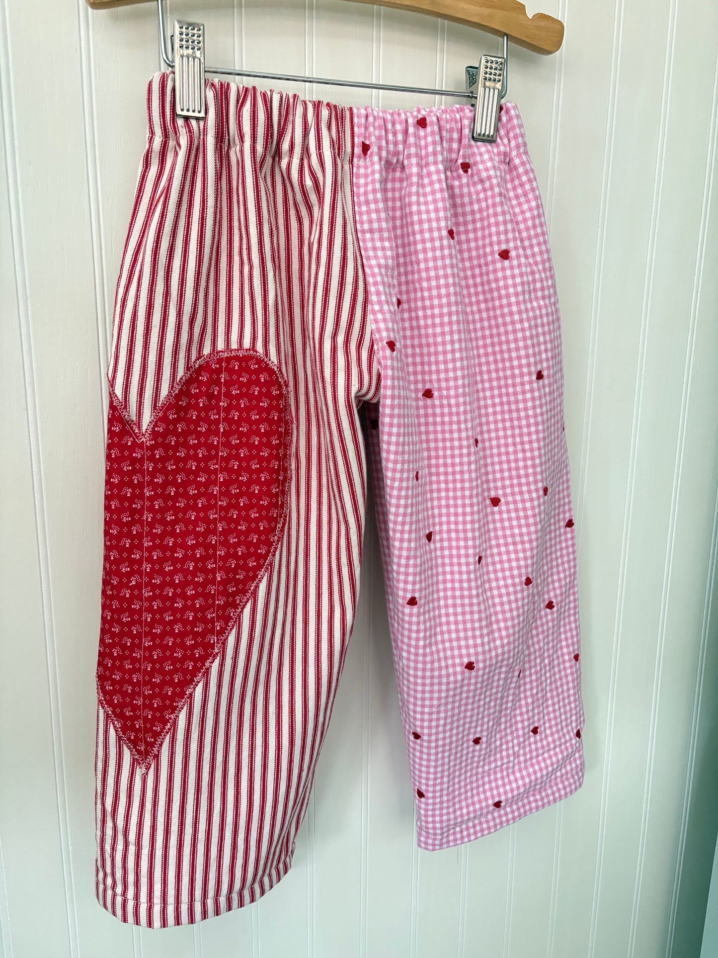 Maker’s choice heart mix print pants - made to order