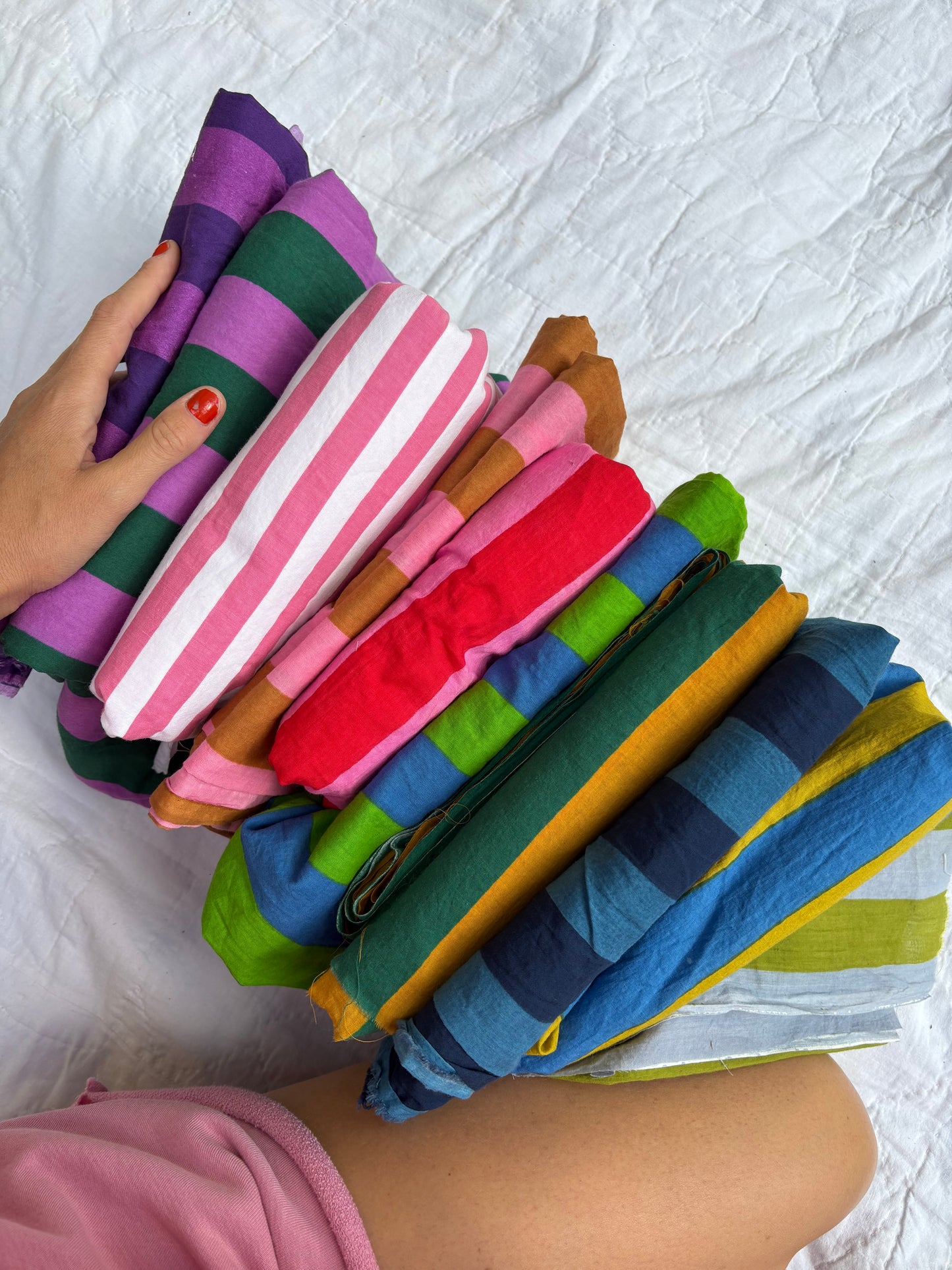 build your own Menagerie stripe pants
