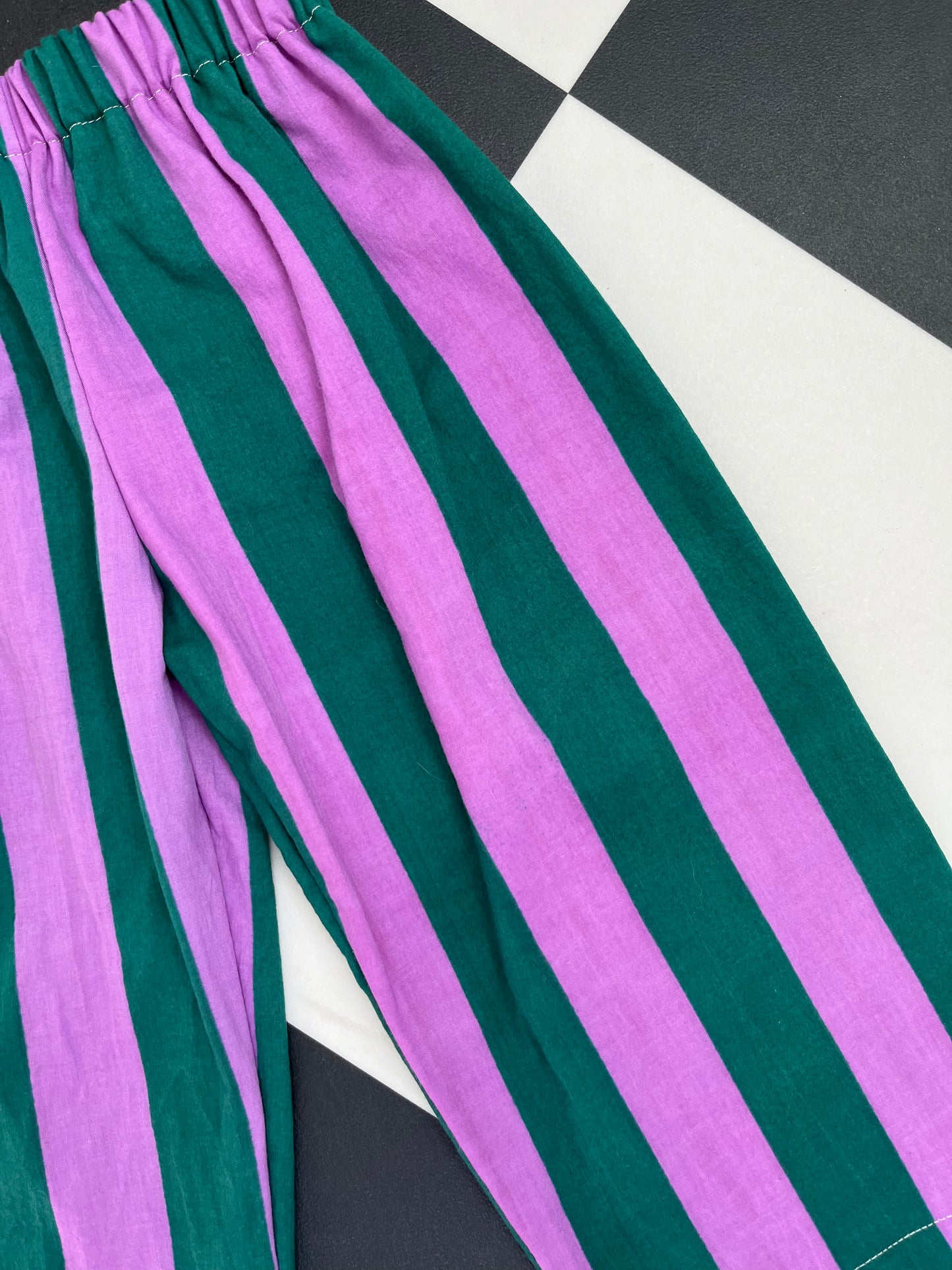 Barney stripe pants - made to order