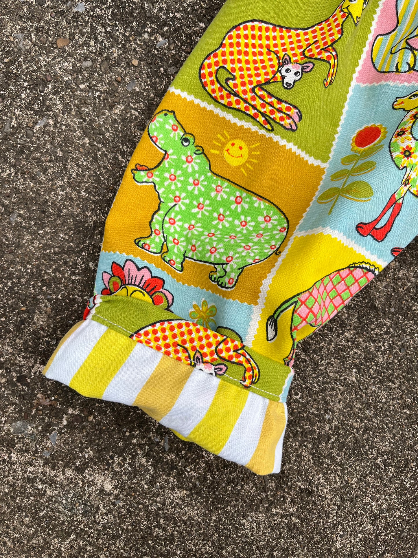 Bright zoo pants - made to order