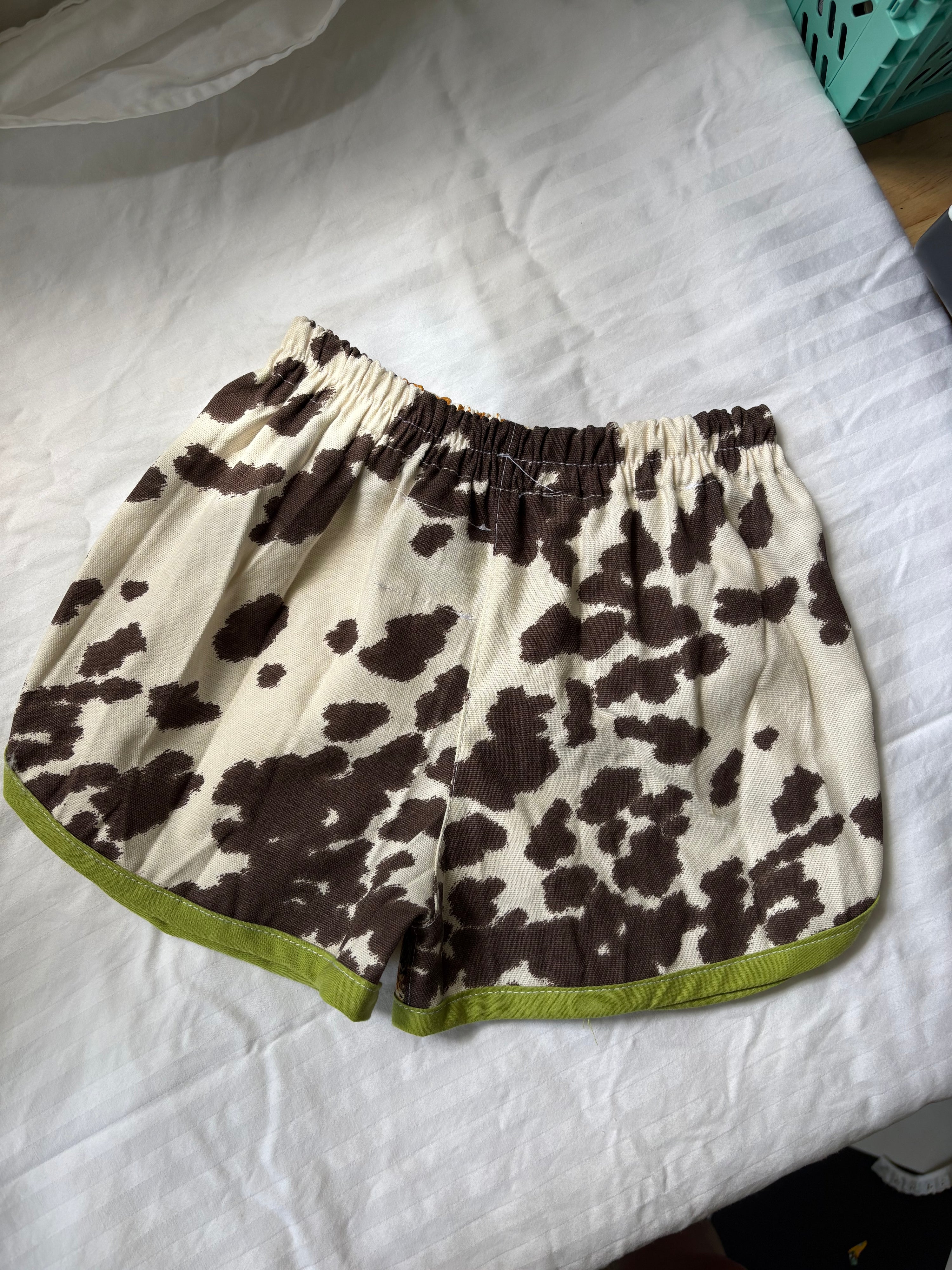 Patchwork track shorts - 5Y