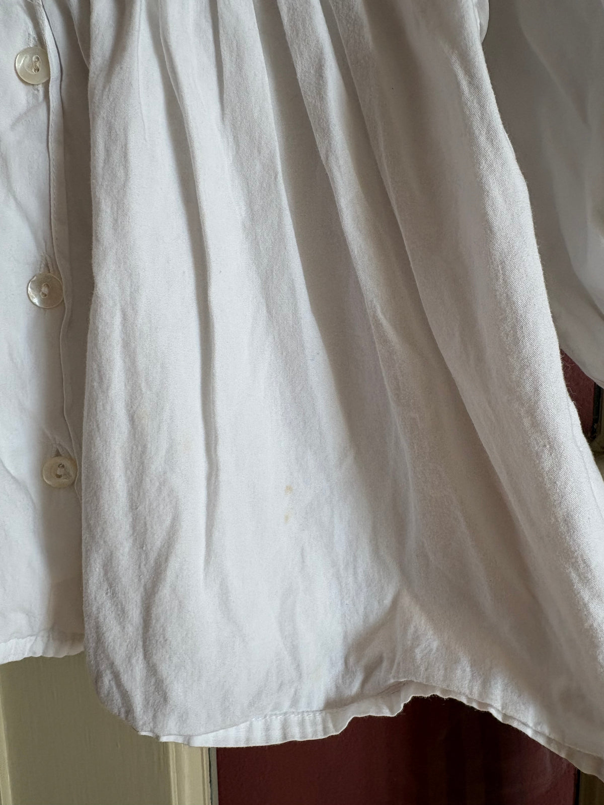 Vintage embroidered ruffle blouse - 3/4