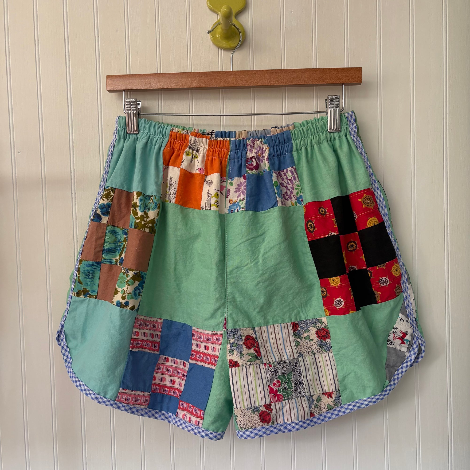 ADULT Quilt top track shorts - medium