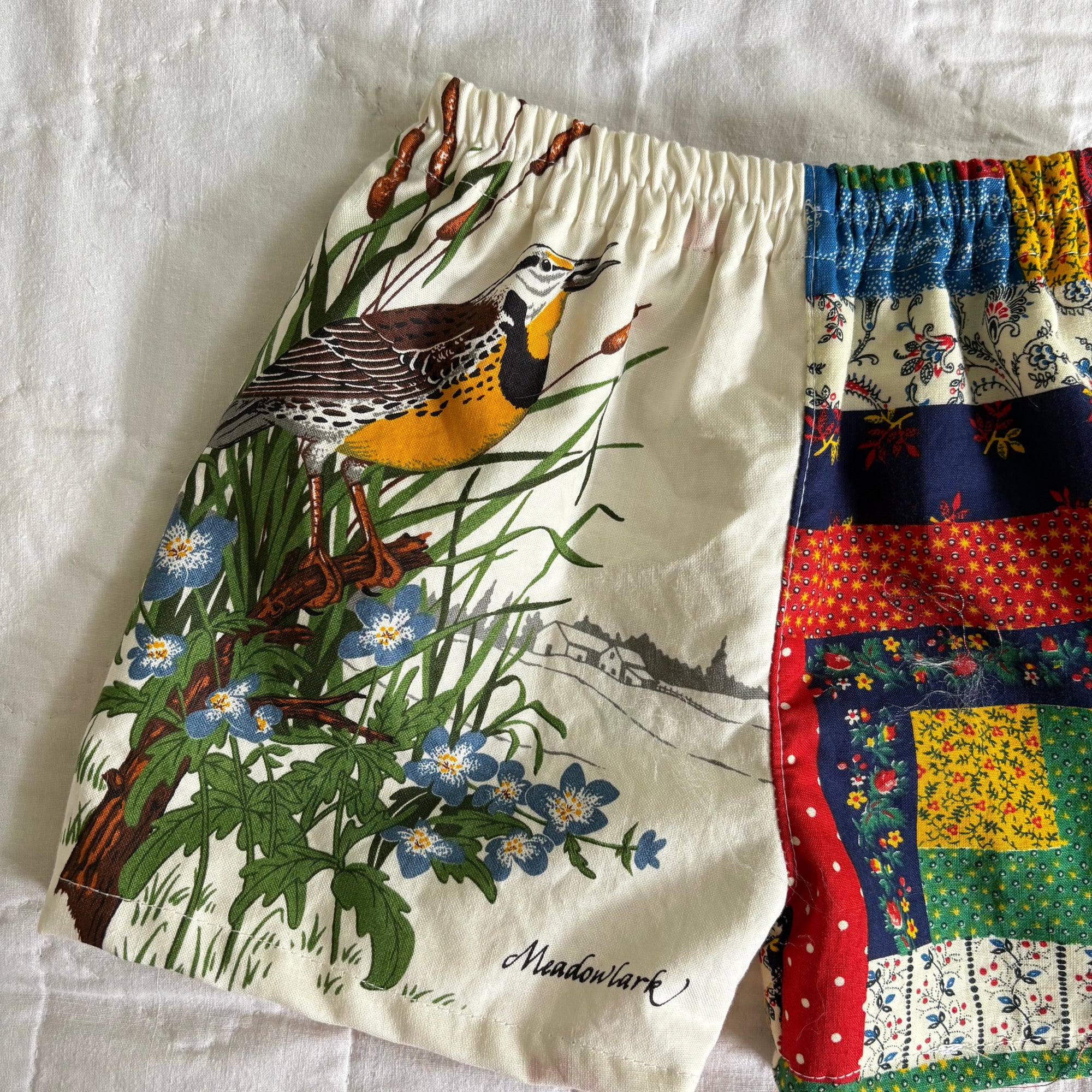 Songbirds mix print shorts - 2T