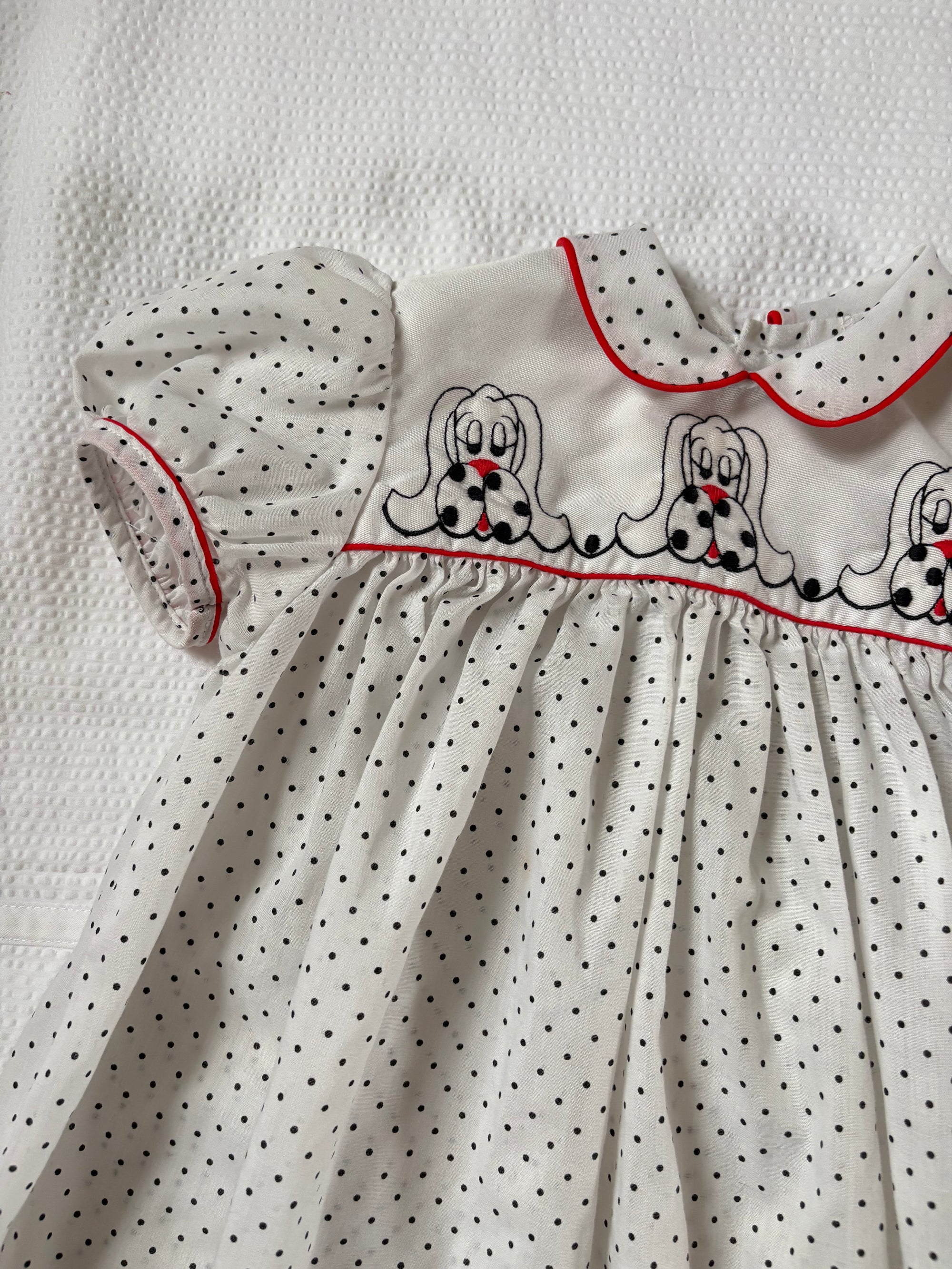 Vintage puppy dress - 2T