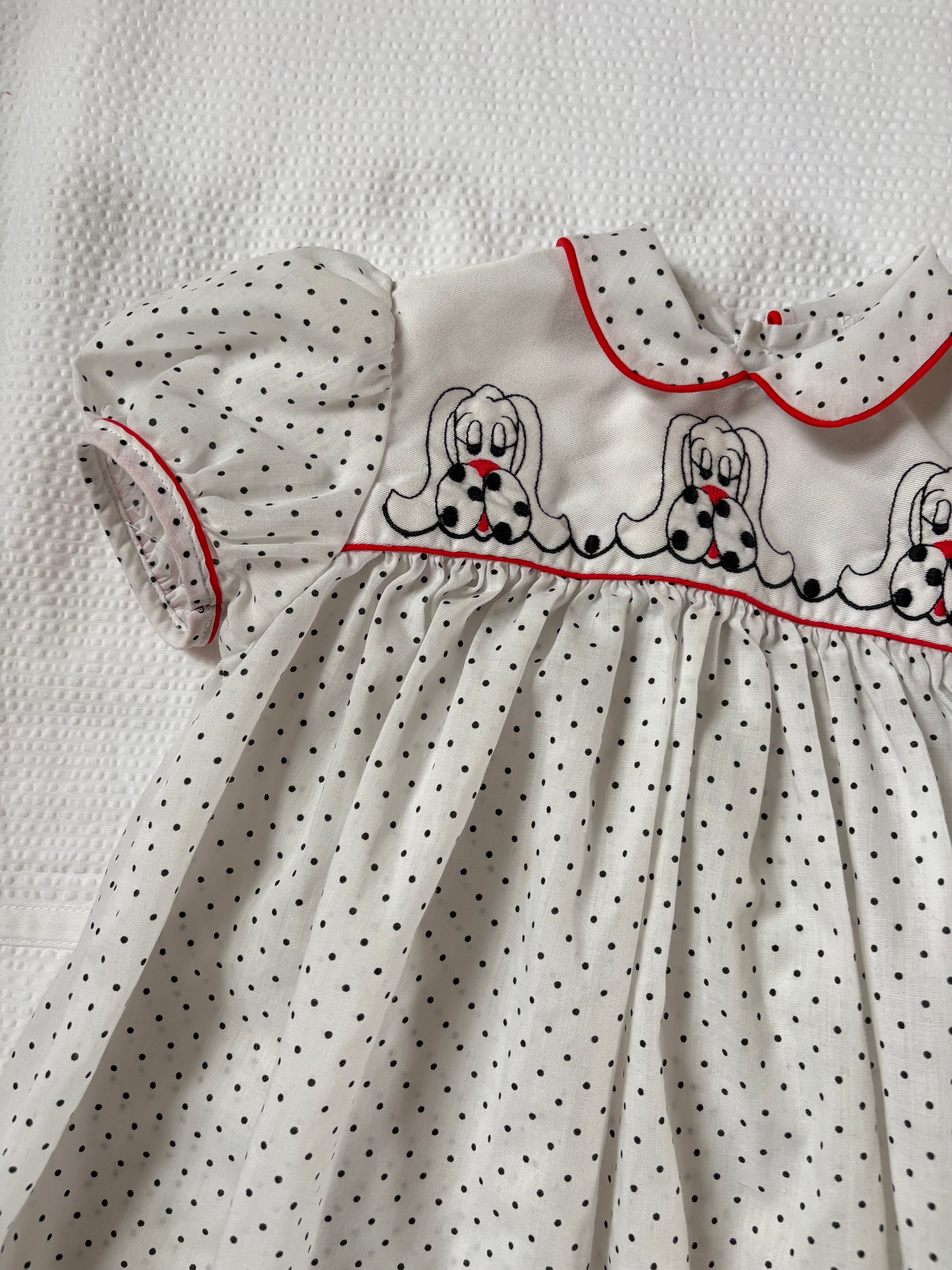 Vintage puppy dress - 2T