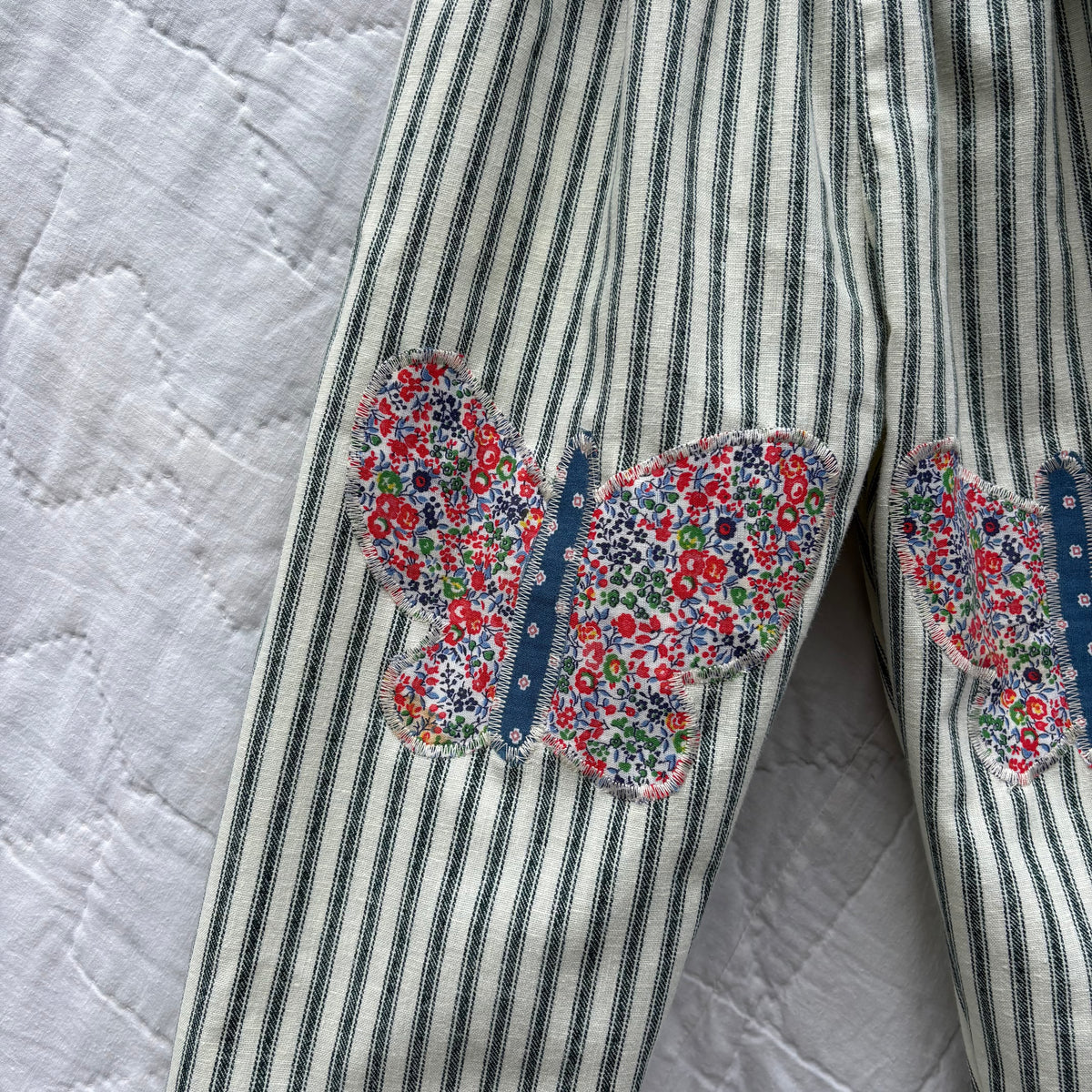 Butterfly patch pants - 2T