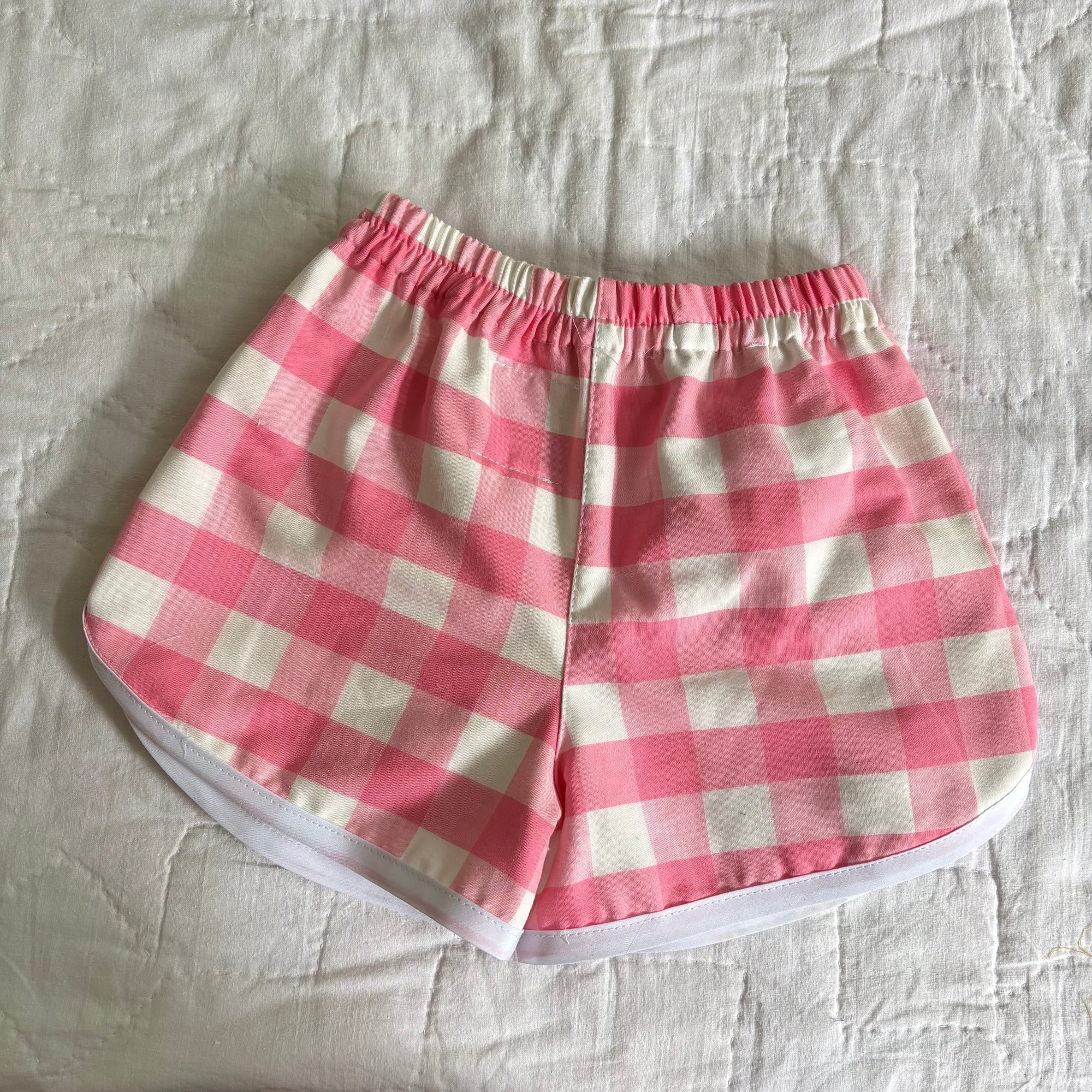 Patchwork track shorts - 4Y