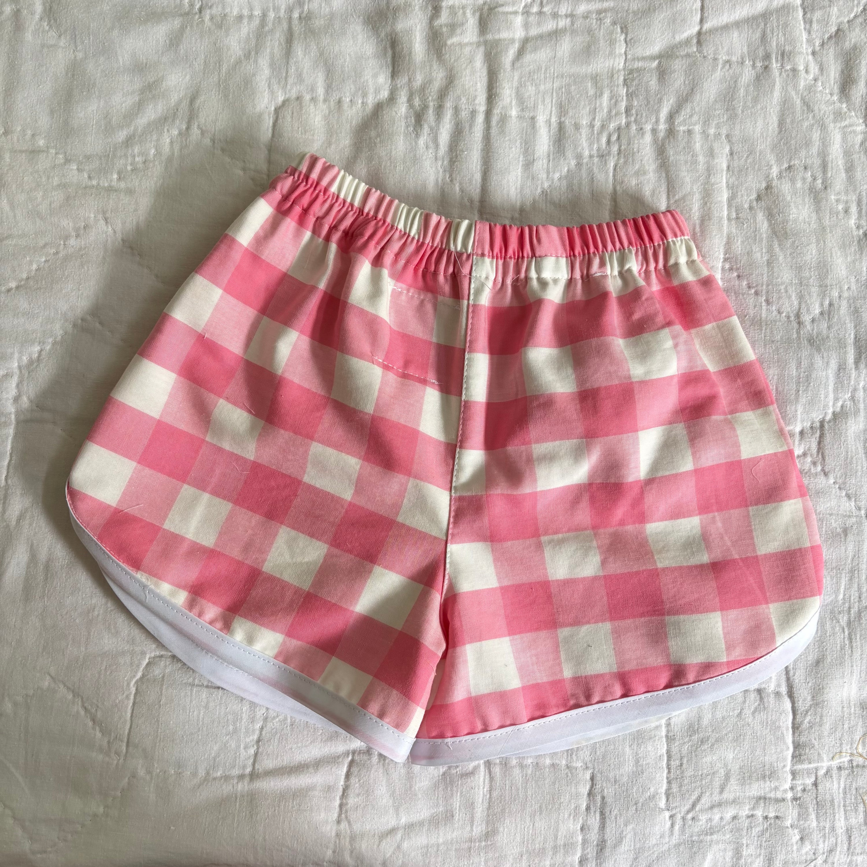 Patchwork track shorts - 4Y