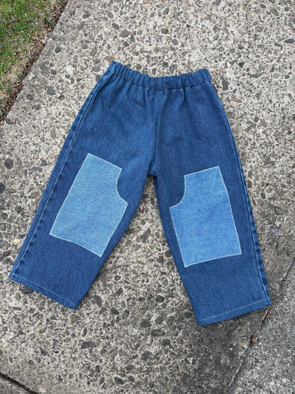 Knee patch denim - made to order