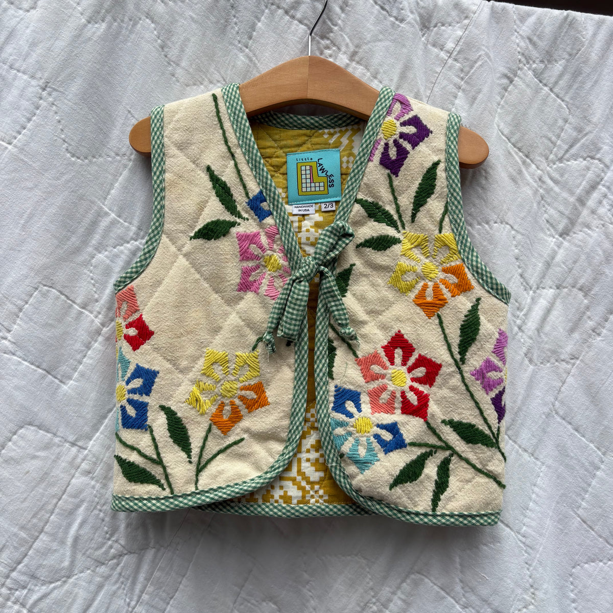 Embroidered floral vest - 2/3