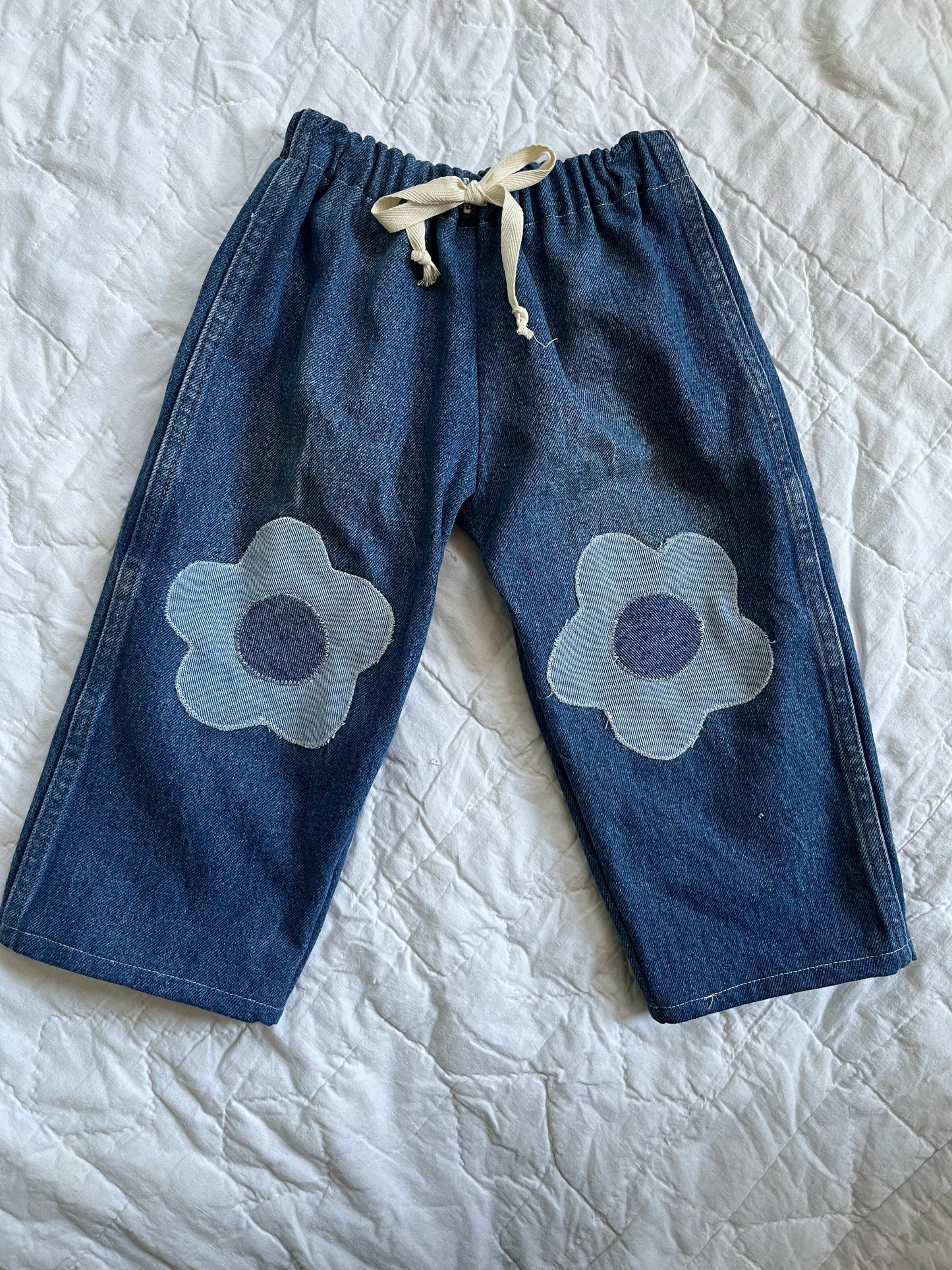 Daisy patch jeans - 3t
