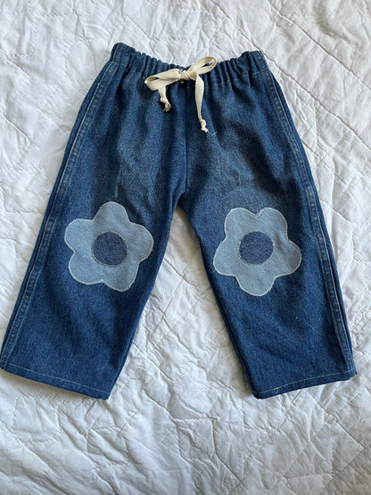 Daisy patch jeans - 3t