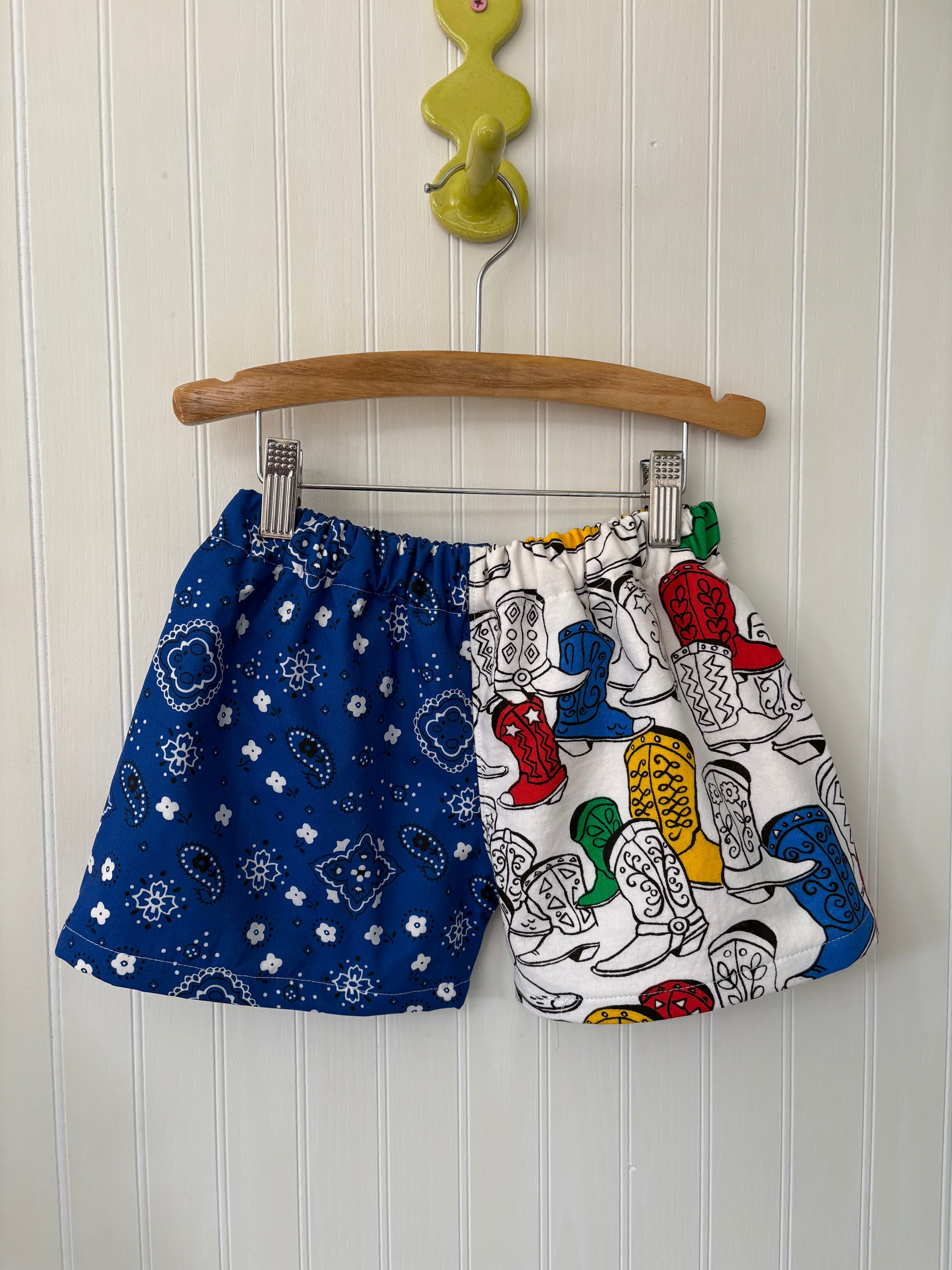 Rodeo mix print shorts - made to order