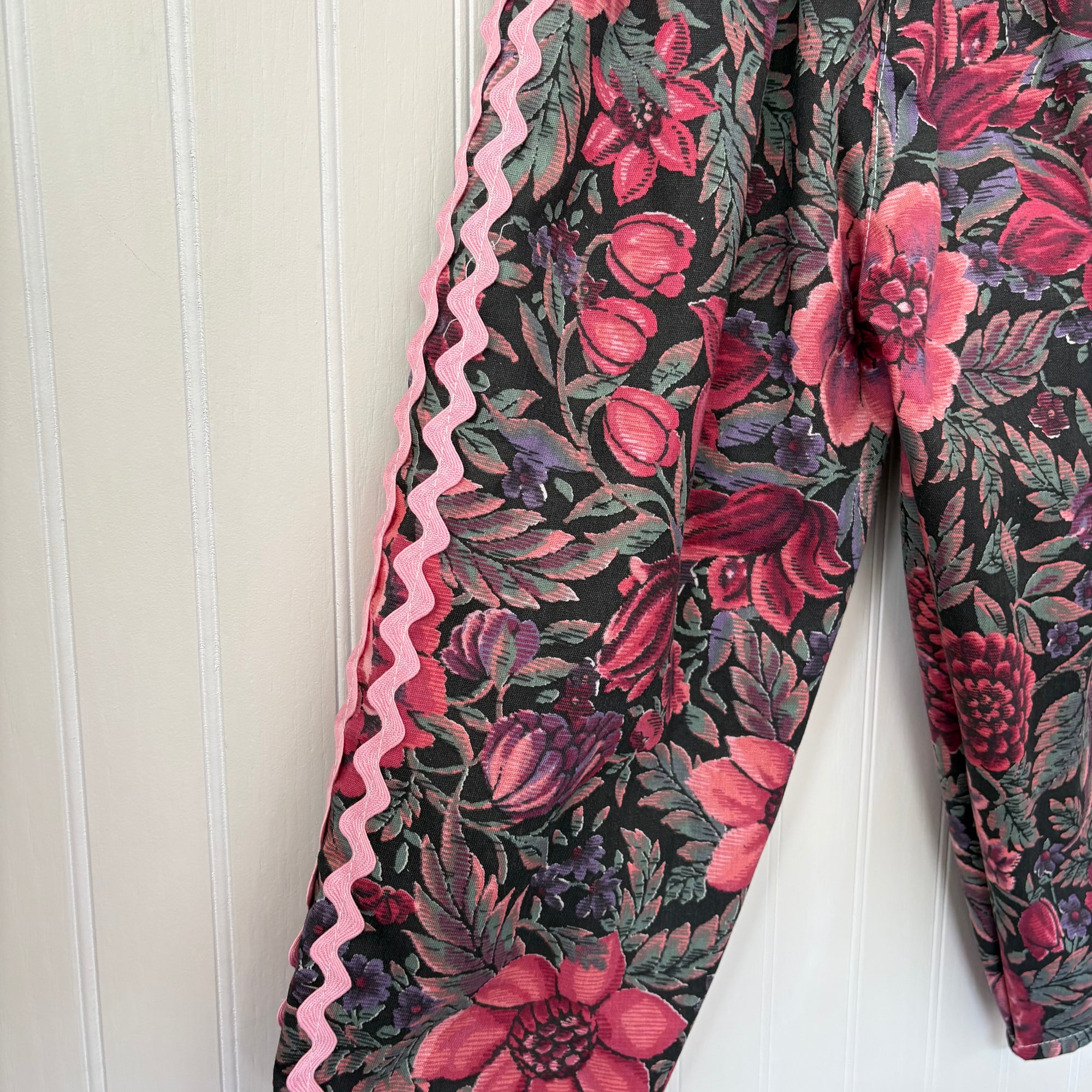 Floral ric rac pants - 3T