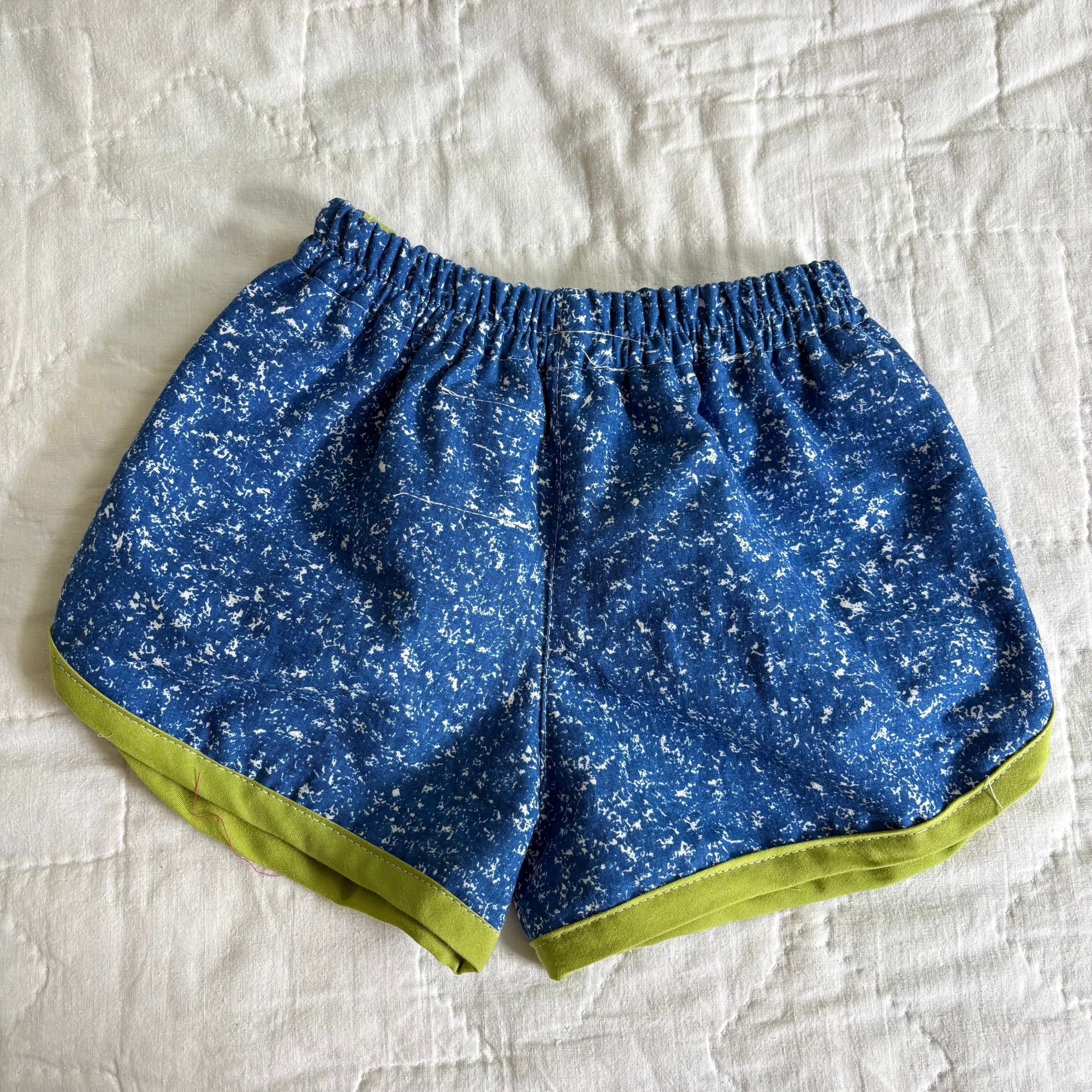 Patchwork track shorts - 3T