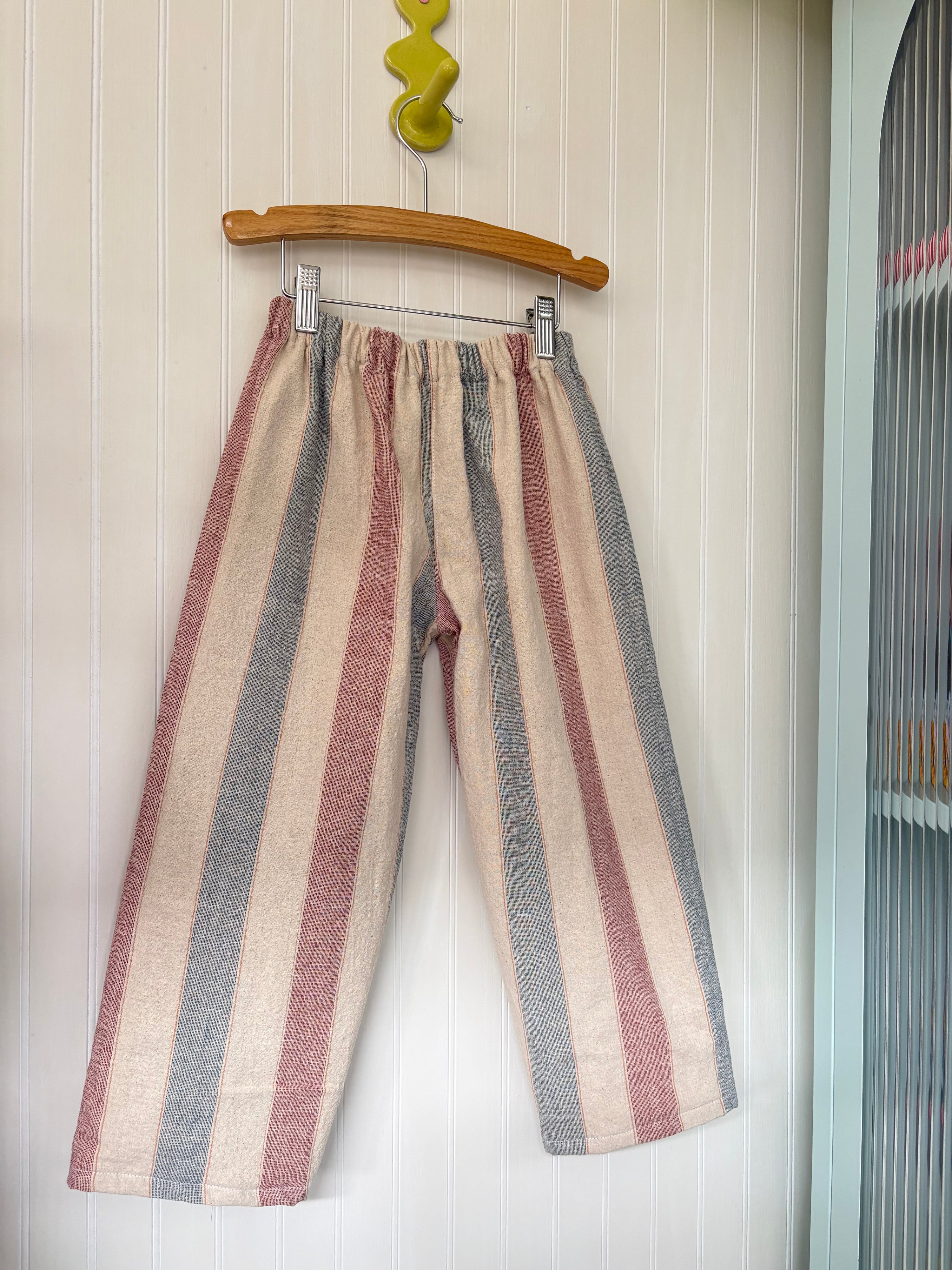 Soft striped pants - made to order