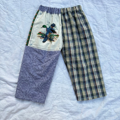 Wildlife mix print pants - 3T