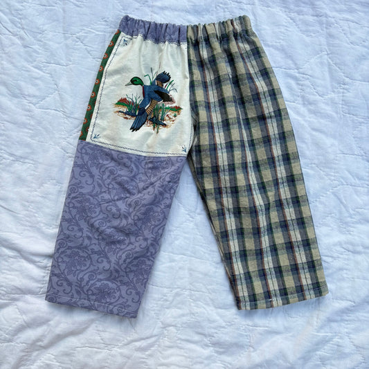 Wildlife mix print pants - 3T