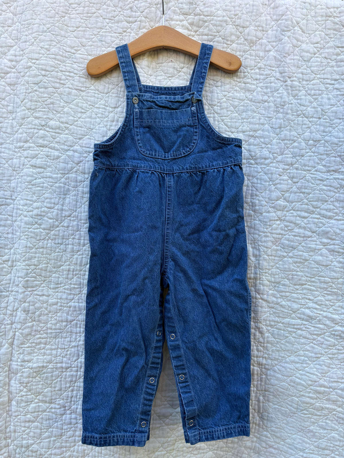 Vintage denim overalls 3T