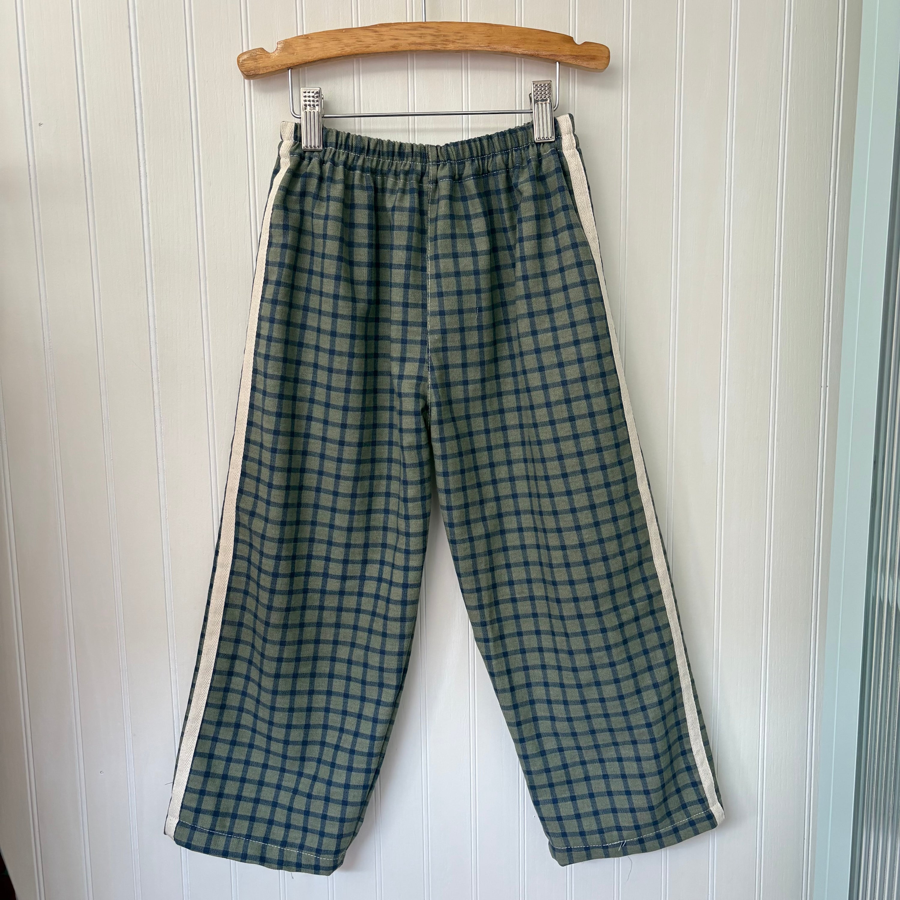 Windowpane track pants -5Y