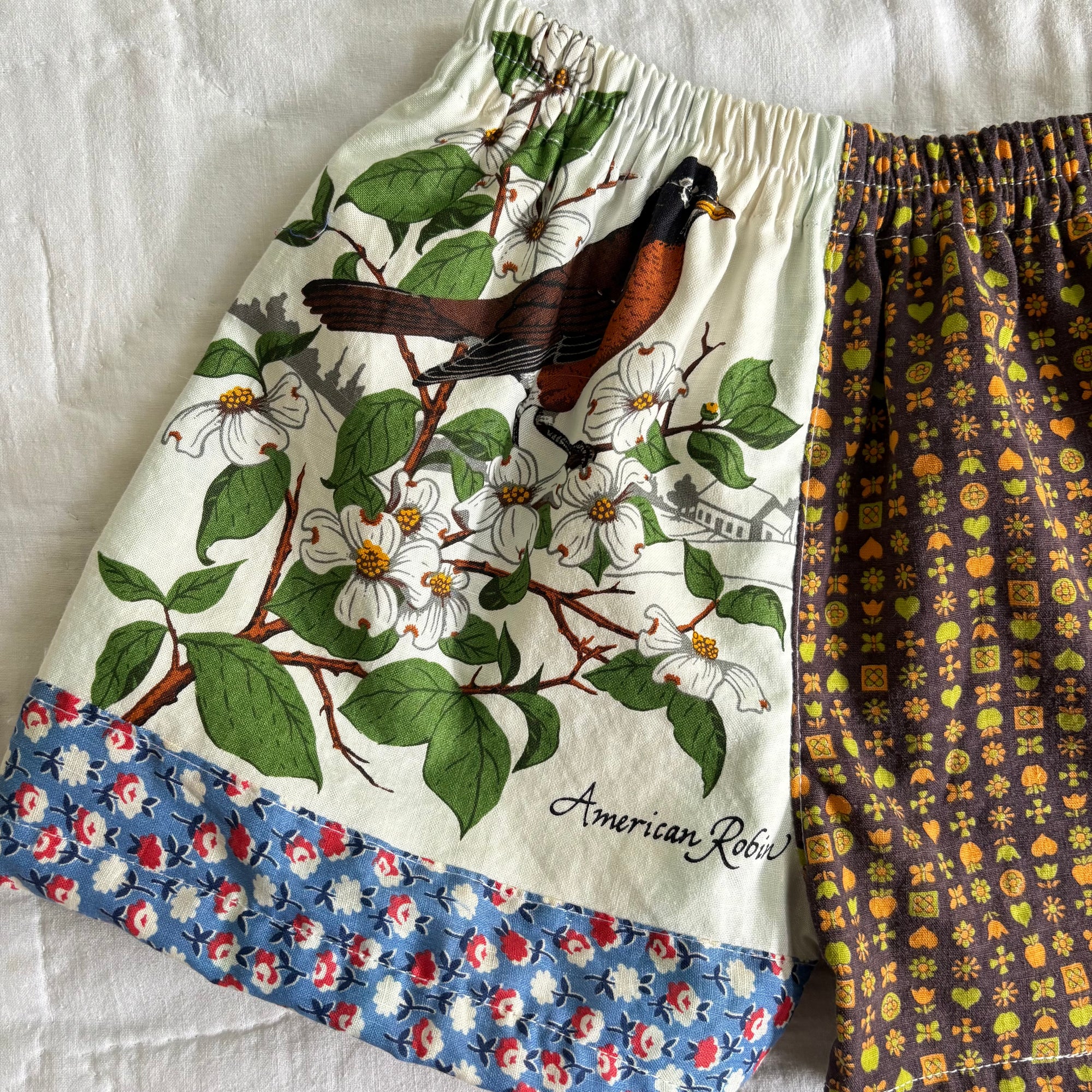 Songbirds mix print shorts - 4Y