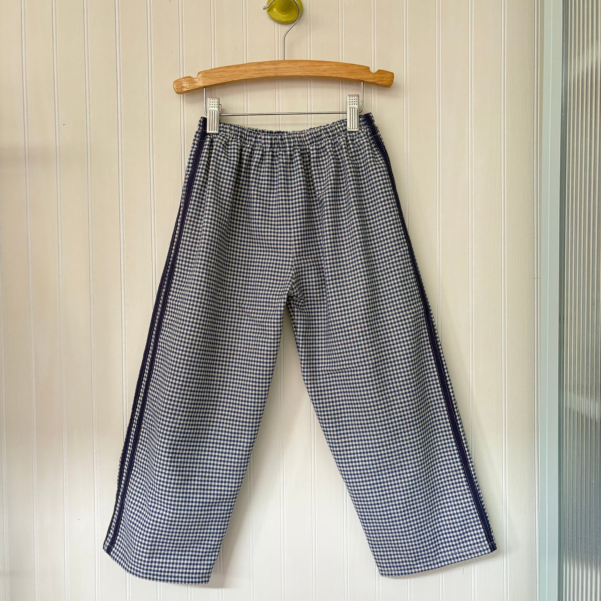 Gingham track pants - 5y