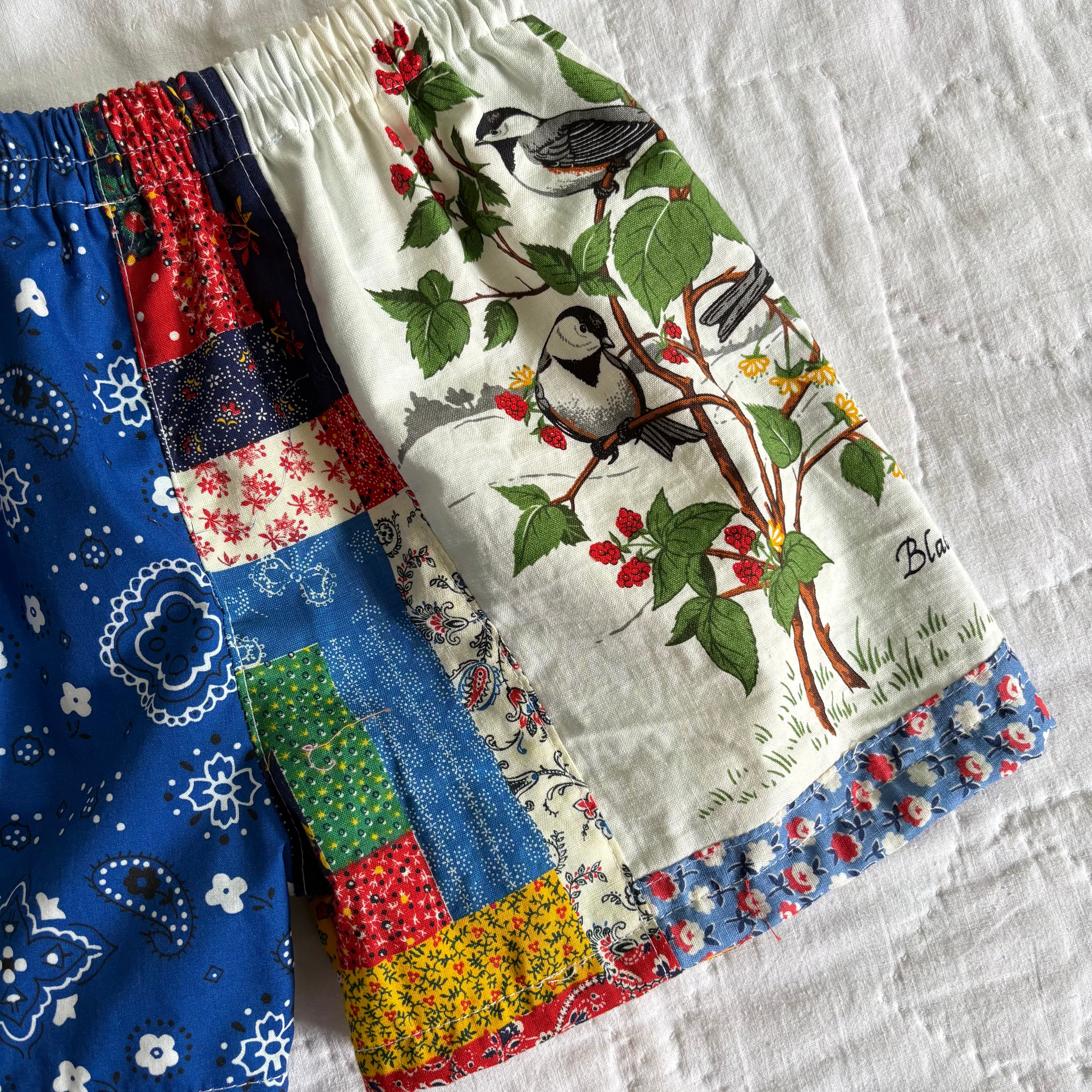 Songbirds mix print shorts - 5Y