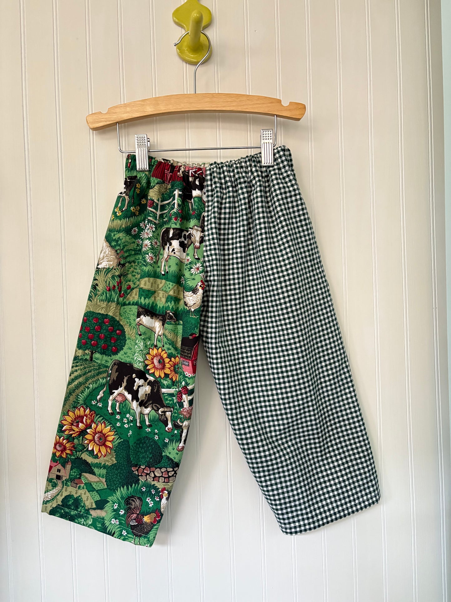 Farm mix print pants - made to order