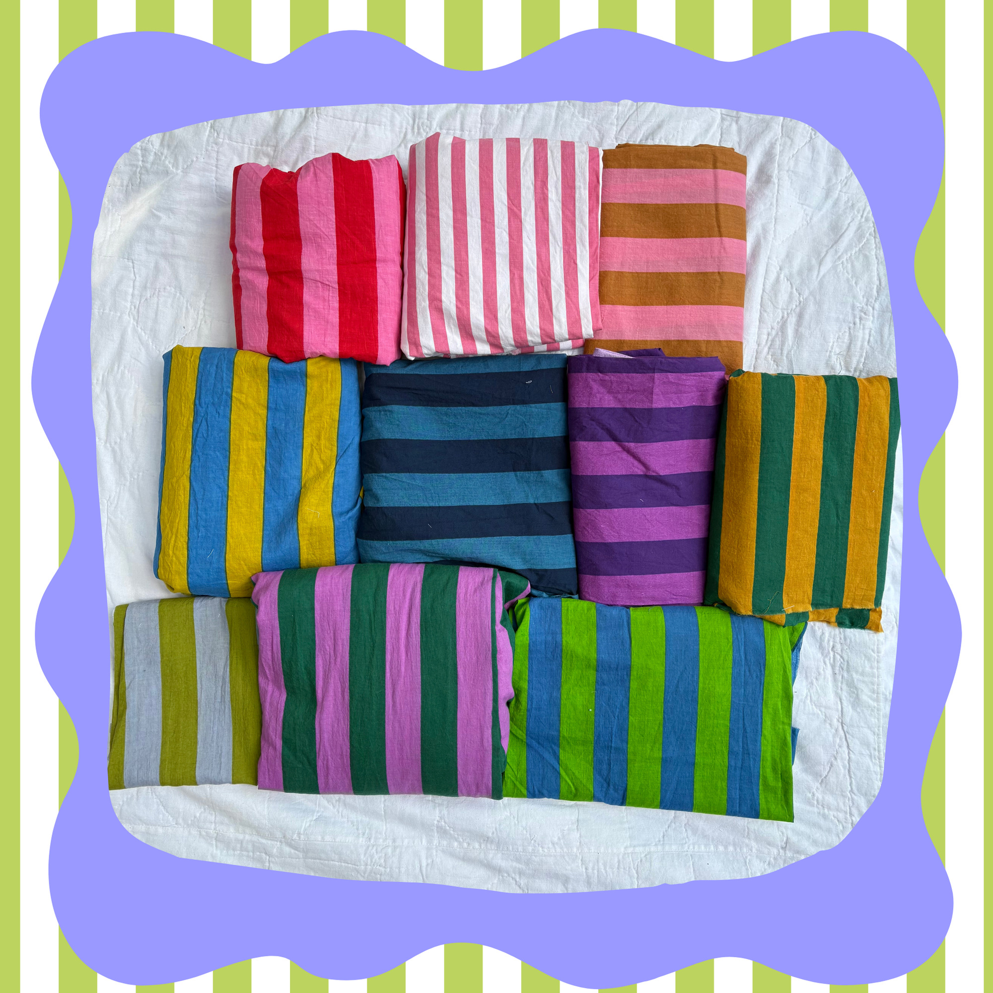 build your own Menagerie stripe pants