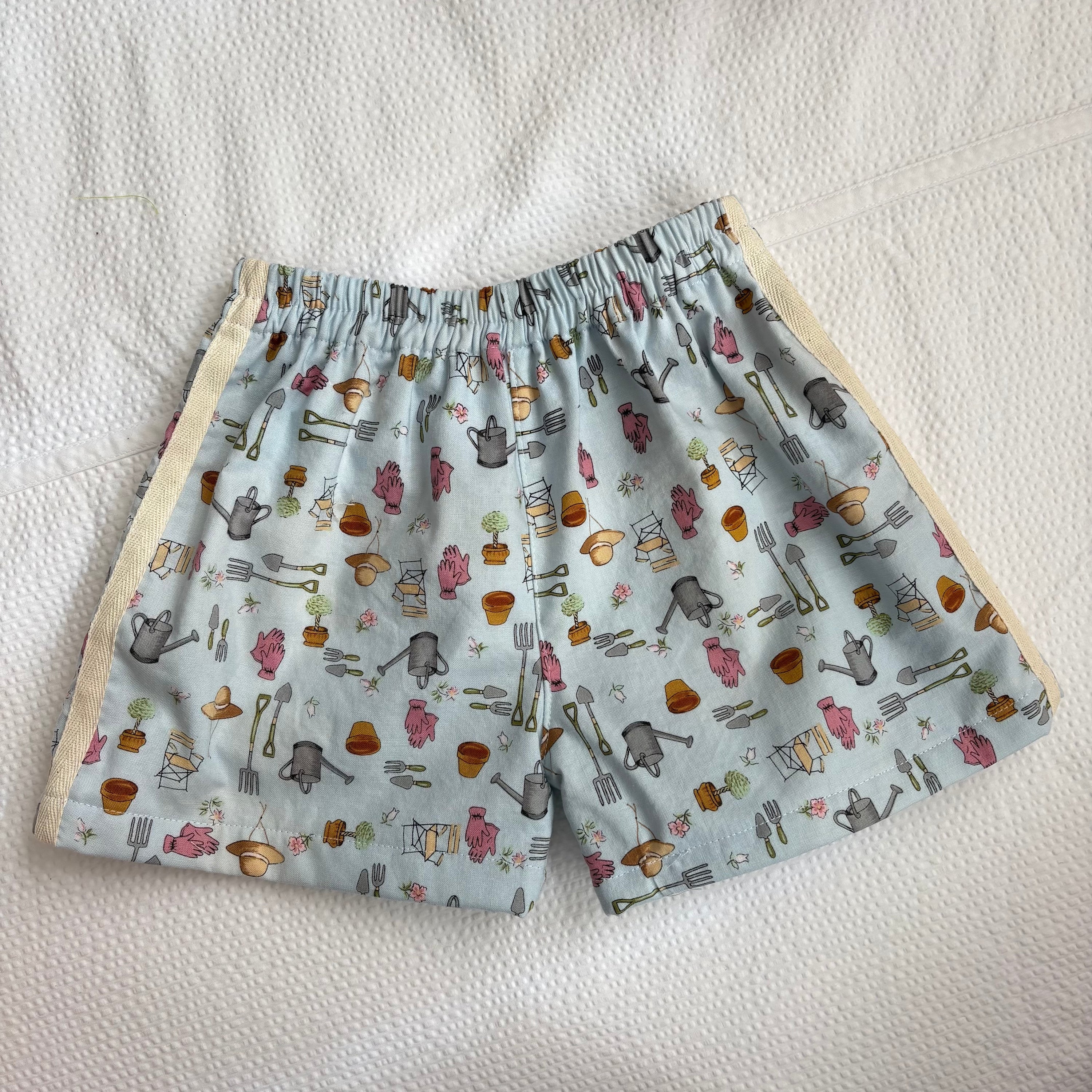 Garden time shorts - made to order
