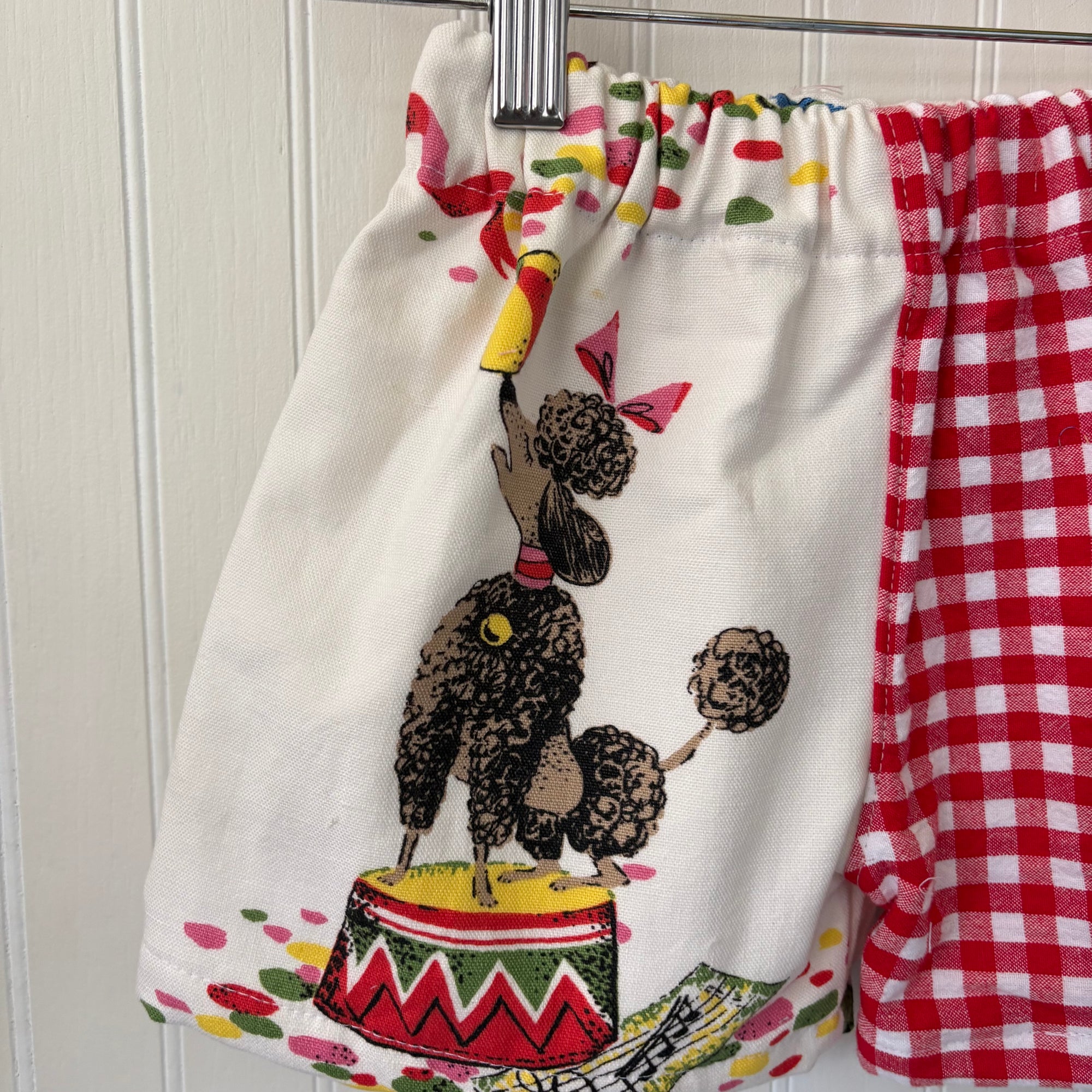 Circus mix print shorts - 3T