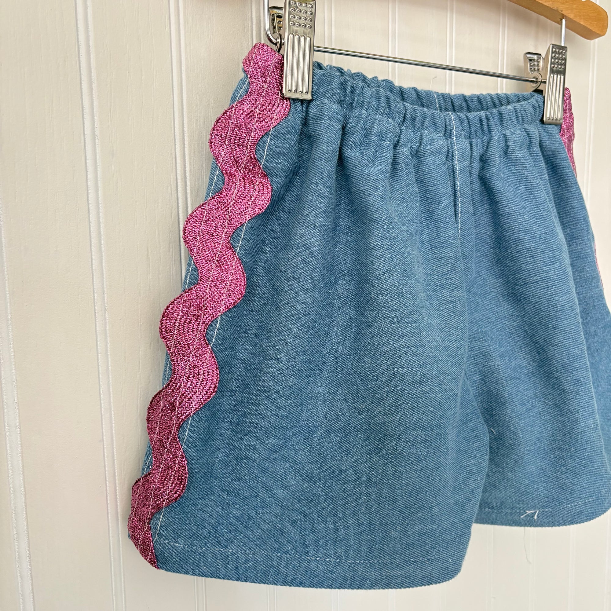Fancy denim shorts - 4Y