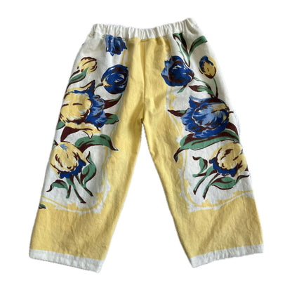 Painted floral pants - 3T
