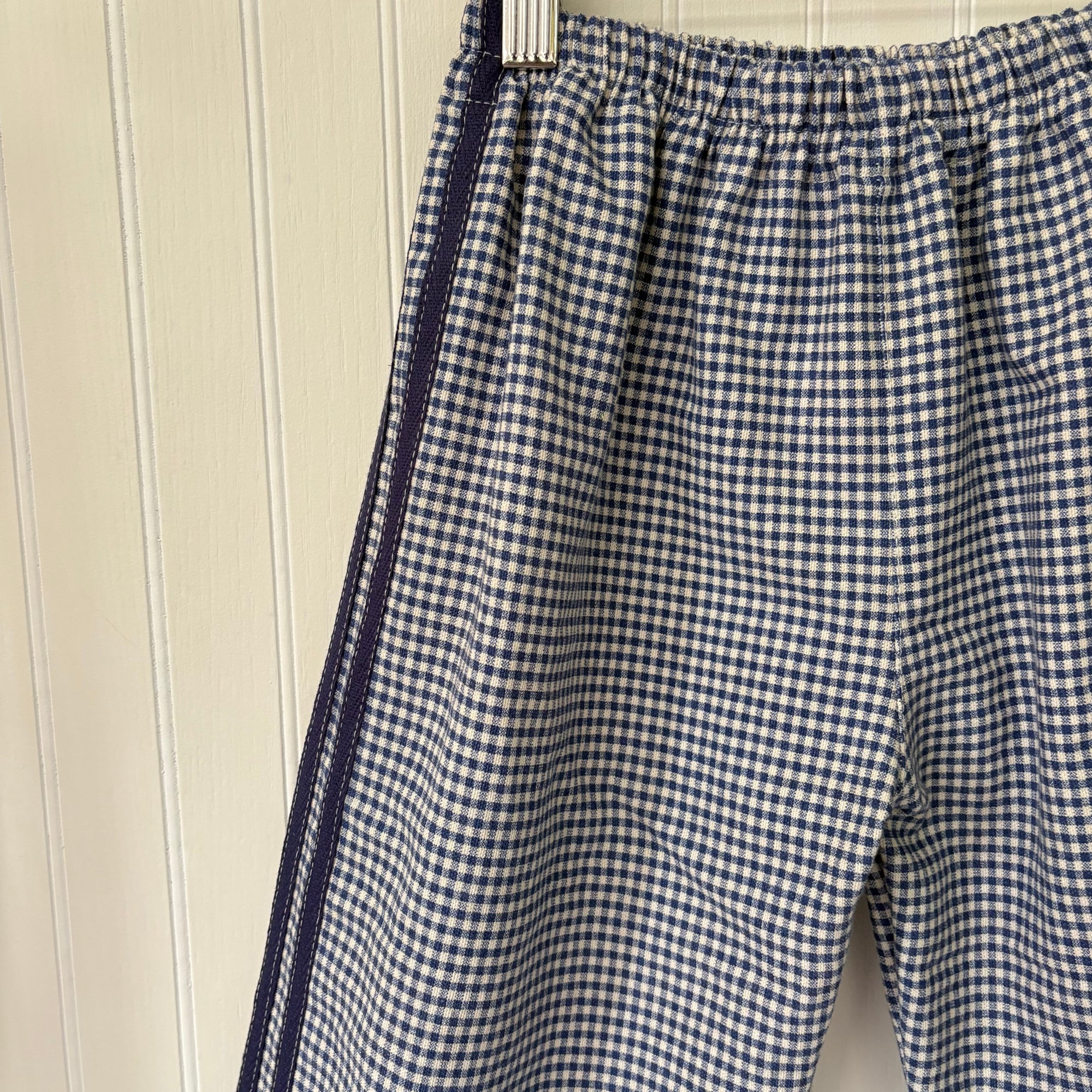 Gingham track pants - 5y