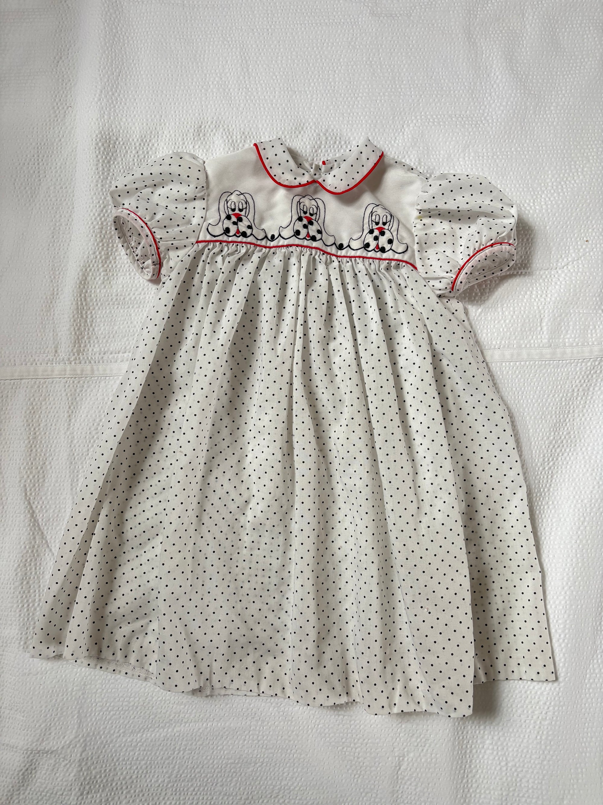 Vintage puppy dress - 2T