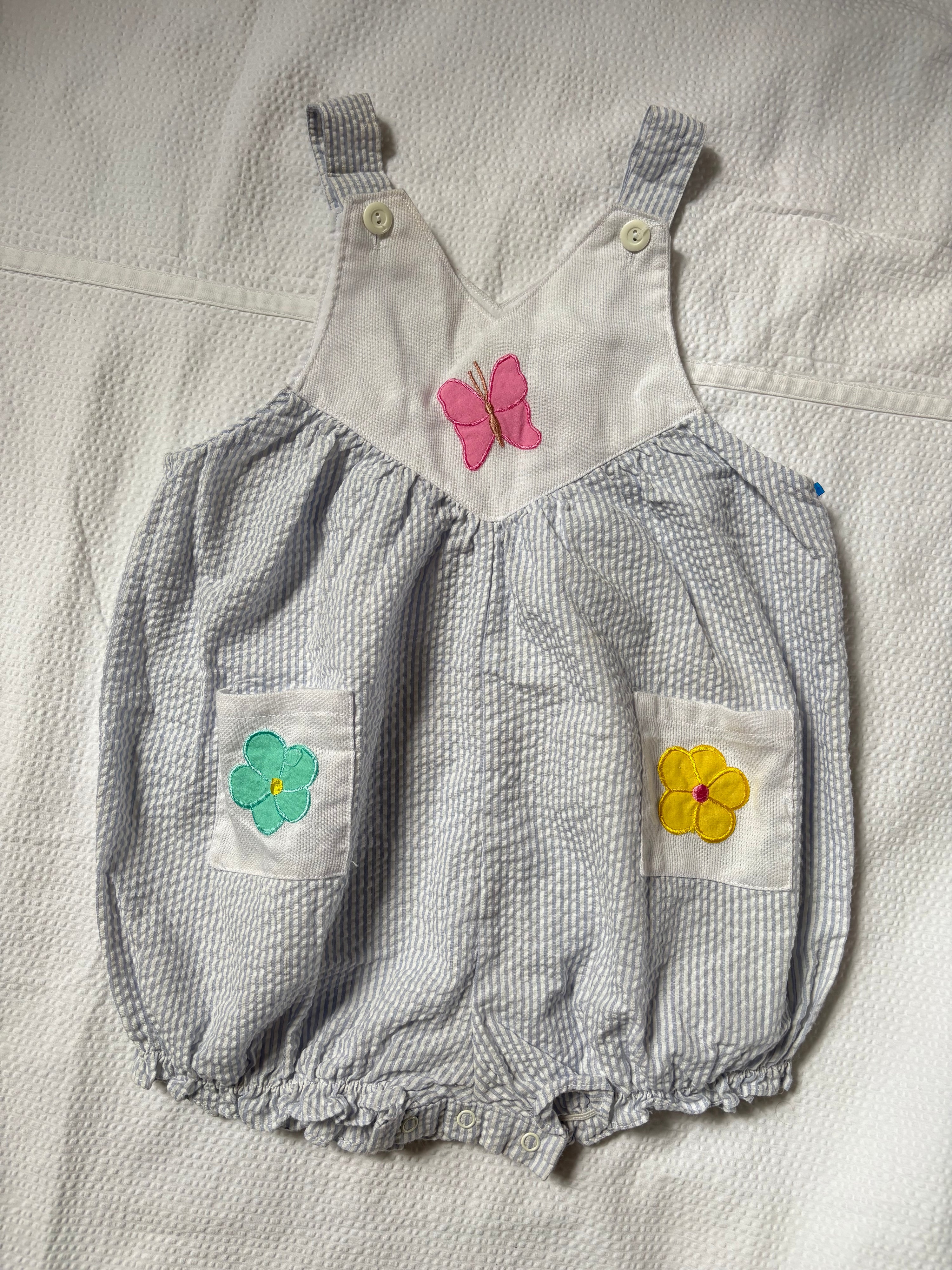 Vintage butterfly romper - 3/4