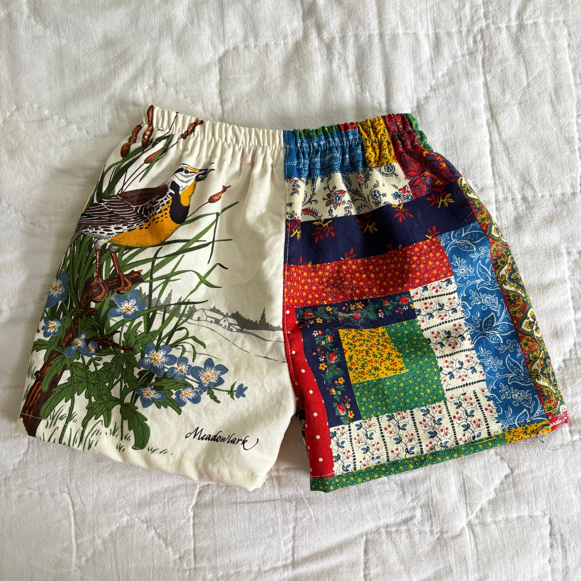 Songbirds mix print shorts - 2T