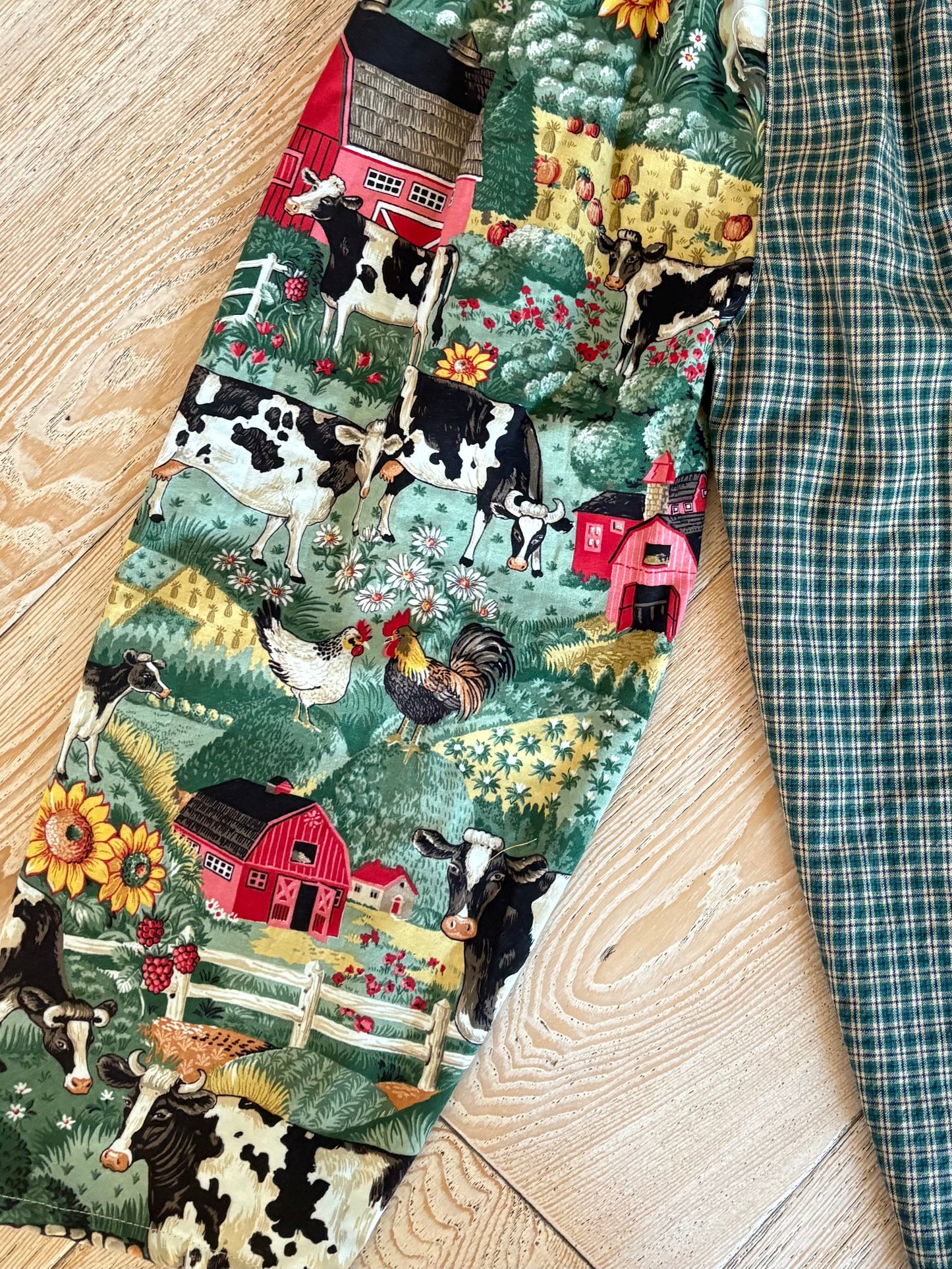 Farm mix print pants - made to order