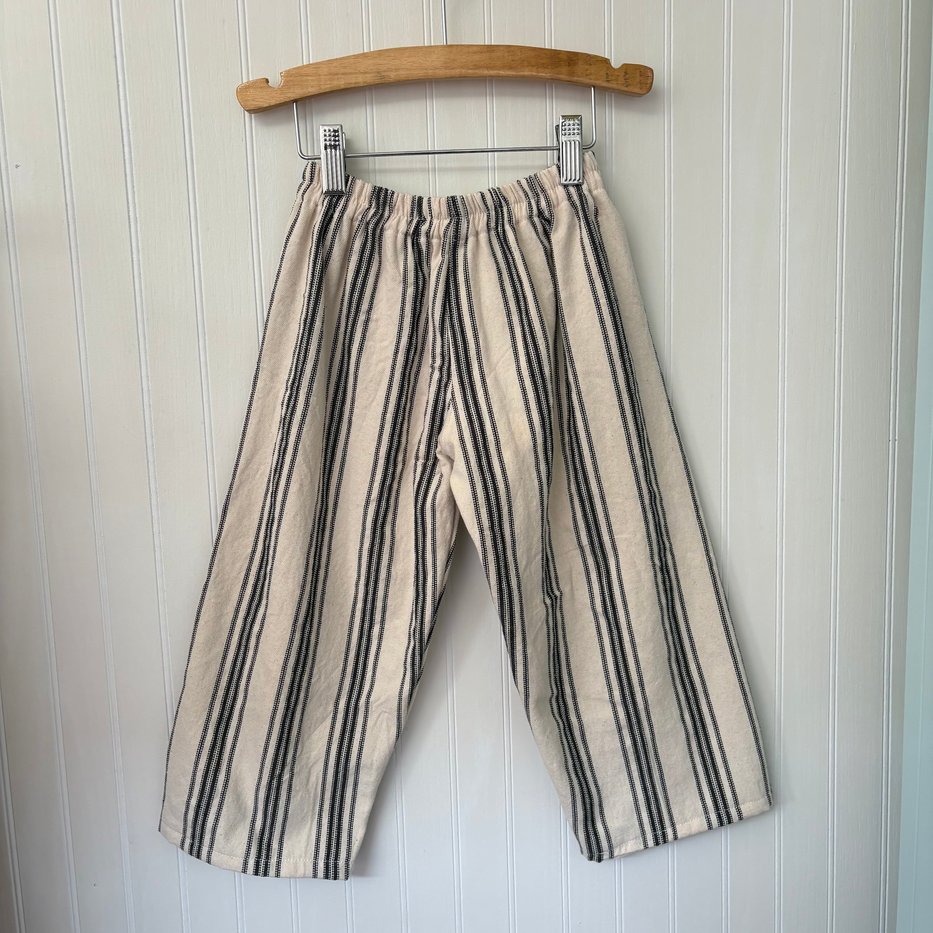 Canvas stripe pants - 3T