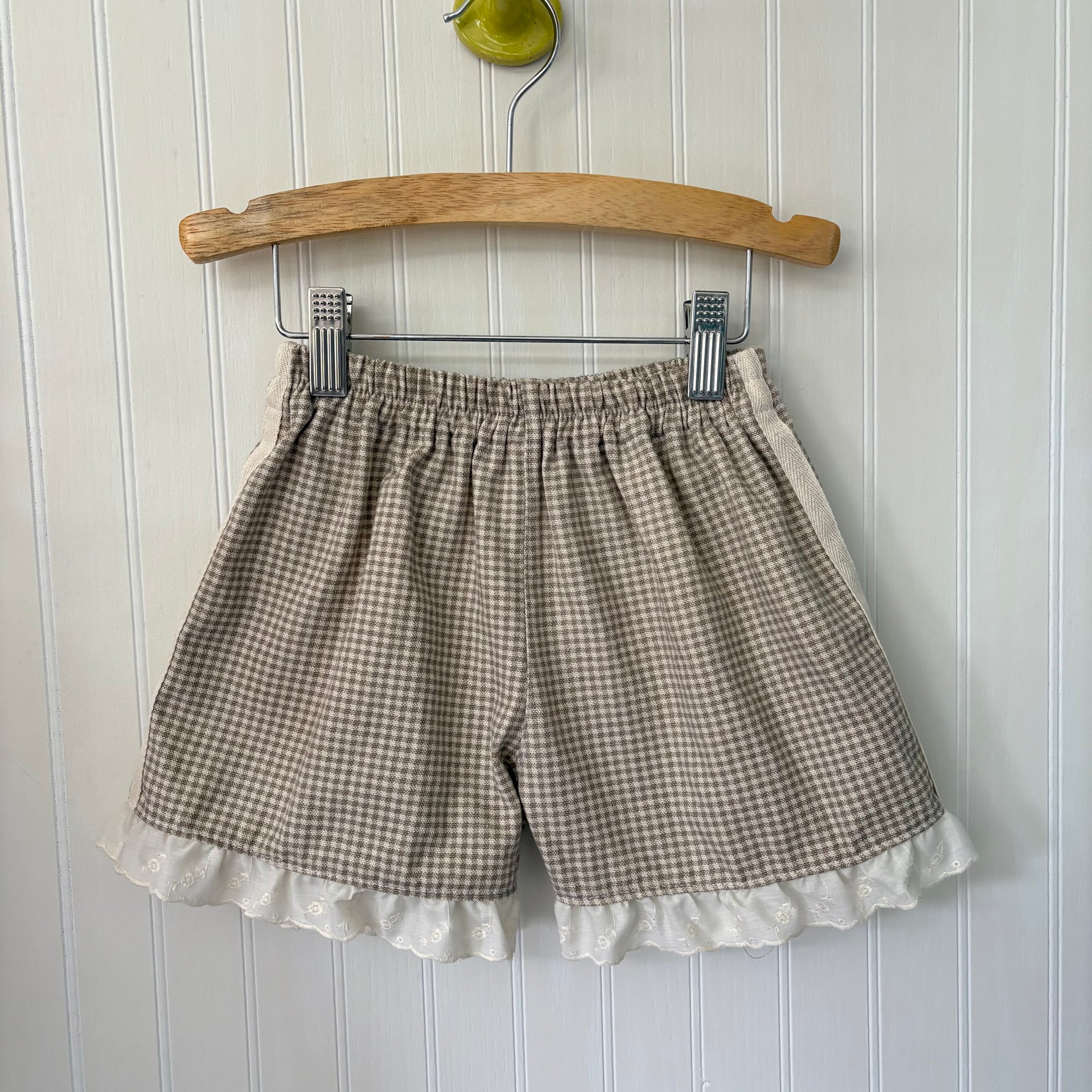 Sandy gingham ruffle shorts - 5Y