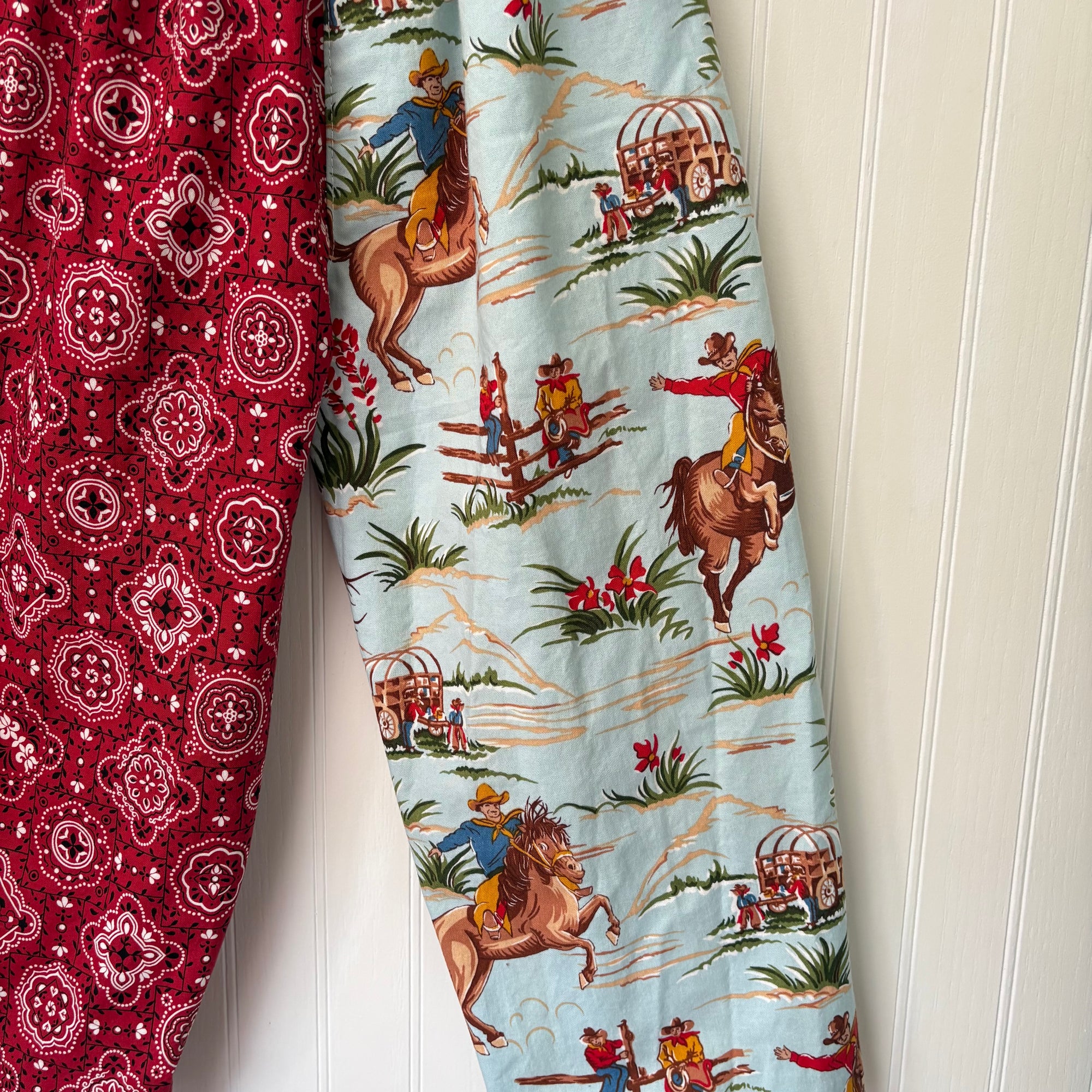 Rodeo mix print pants - made to order